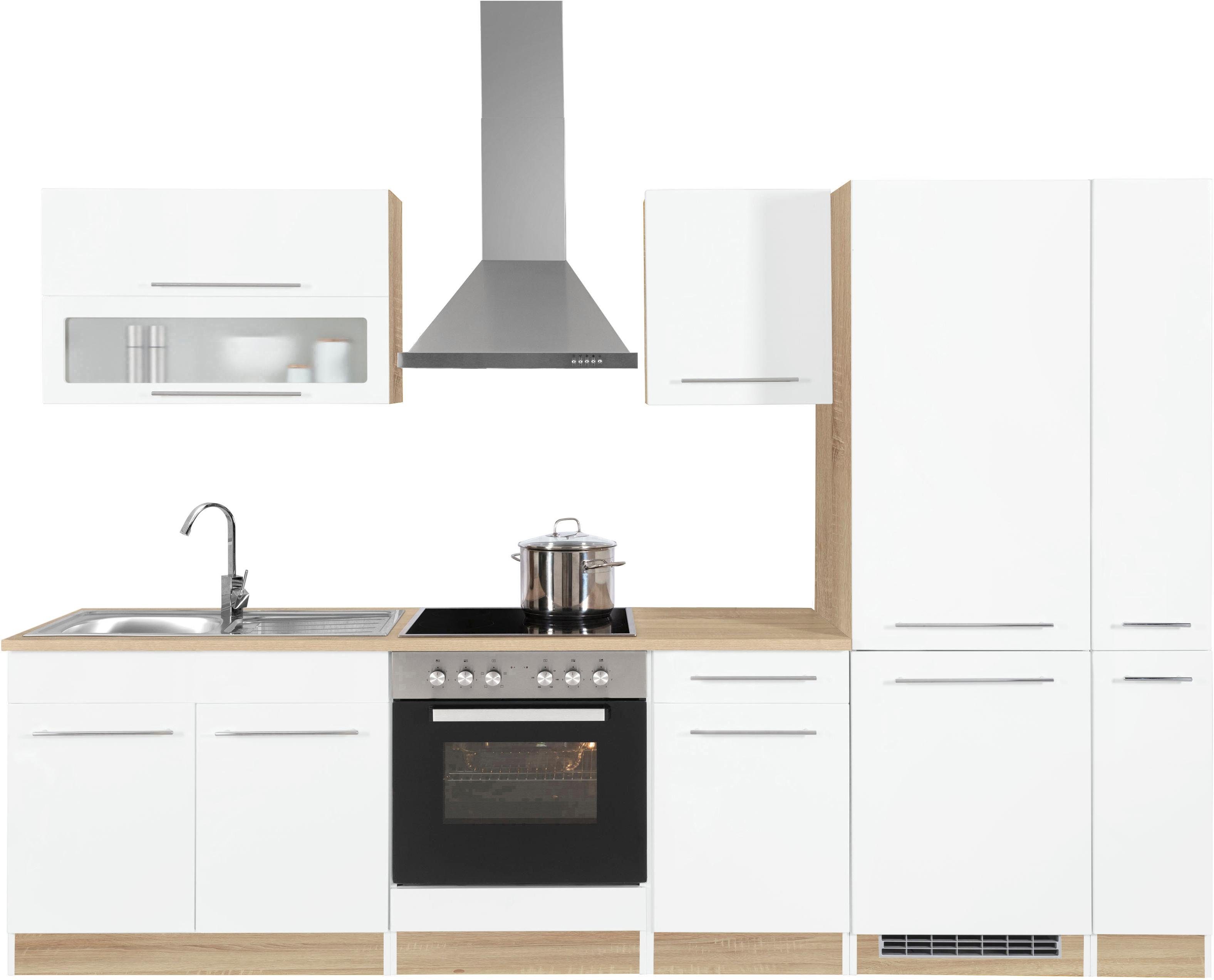 Front: weiß | Korpus: eichefarben