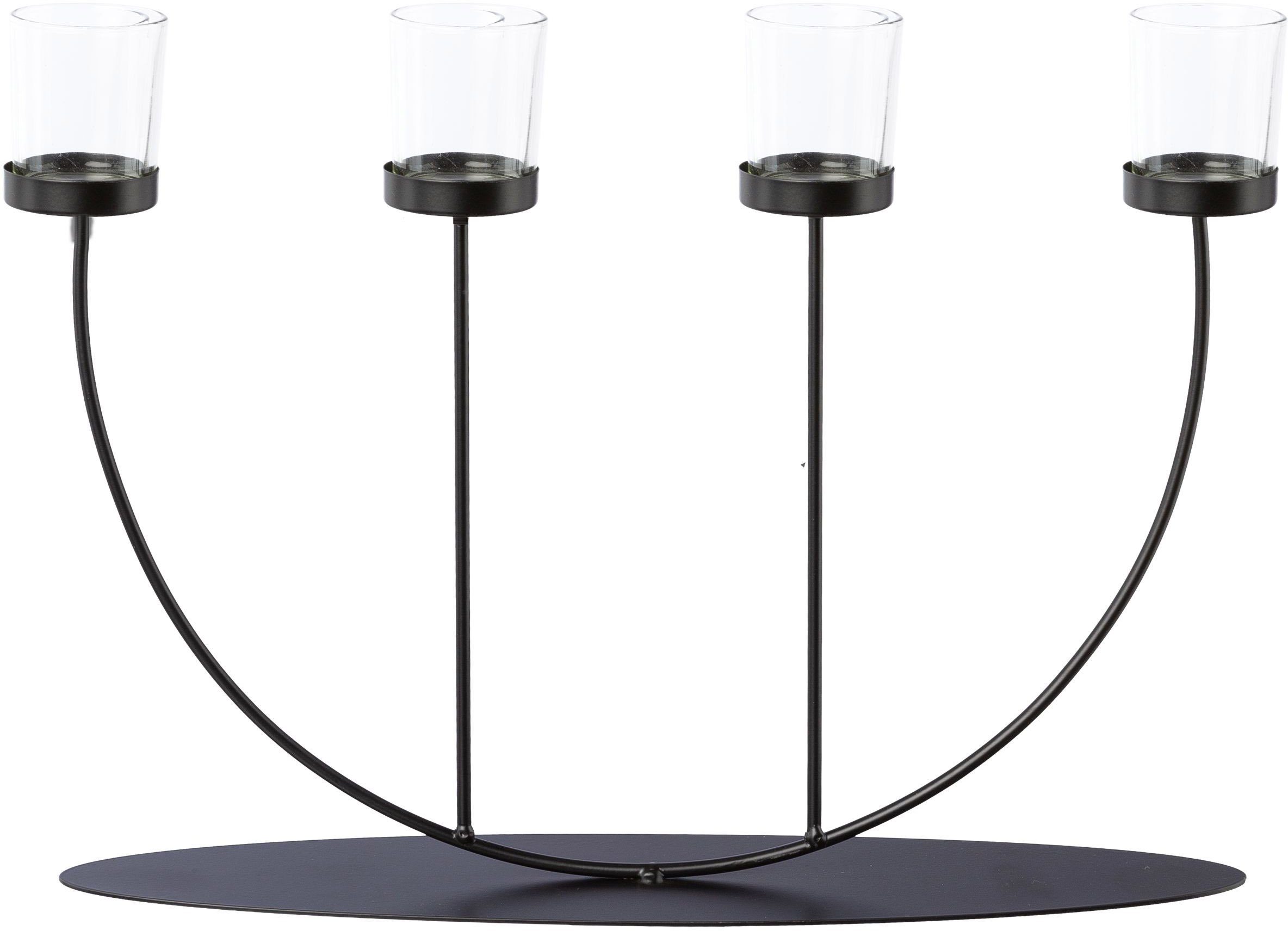 Creativ deco Teelichthalter Weihnachtsdeko (1 St), auch als Adventskranz ge günstig online kaufen