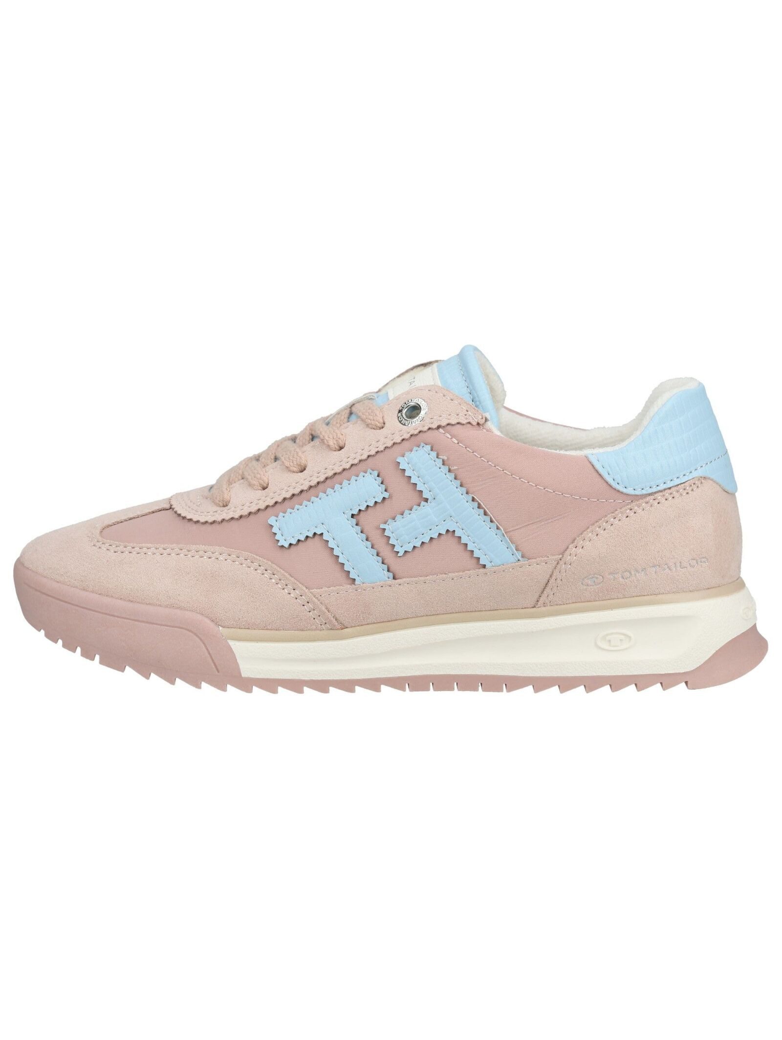TOM TAILOR Sneaker Lederimitat/Textil . Sneaker (1-tlg)