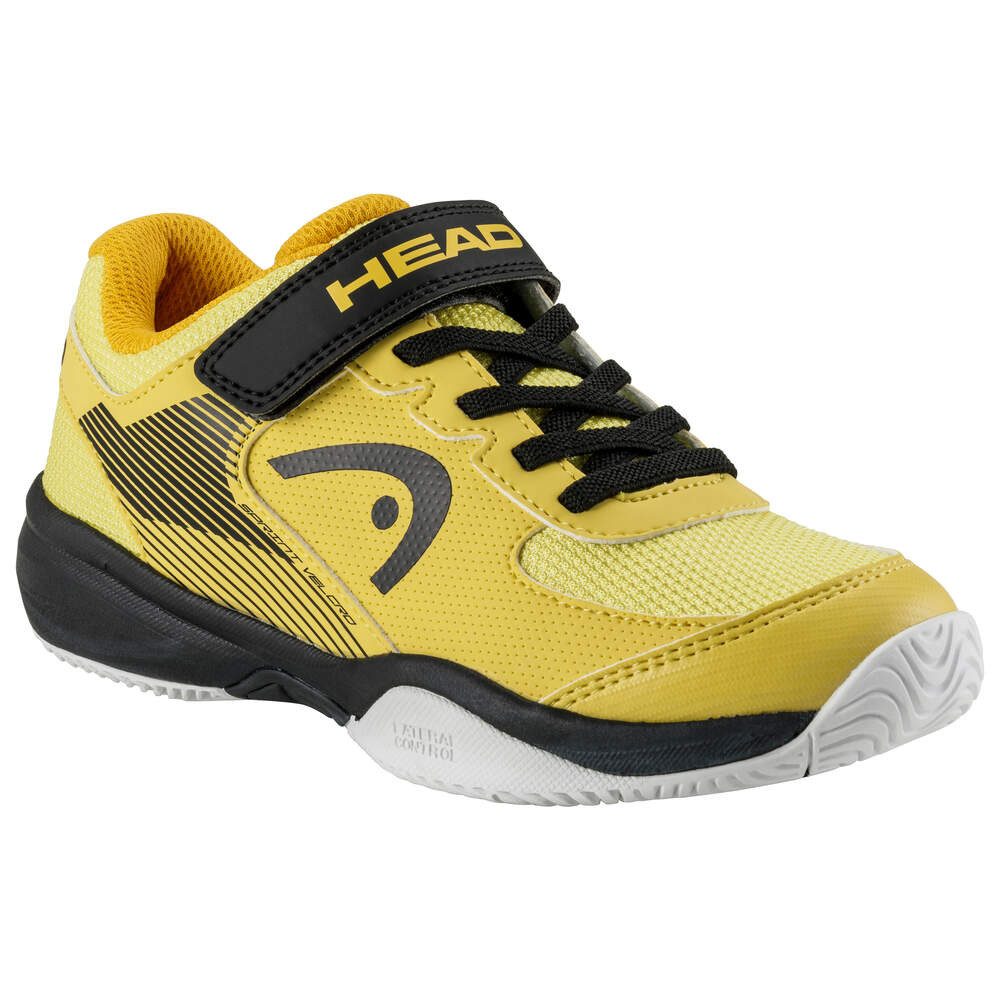 Head Kinder Tennisschuhe HEAD Sprint Velcro 3.0 Kids BNBK Banana Schwarz Tennisschuh