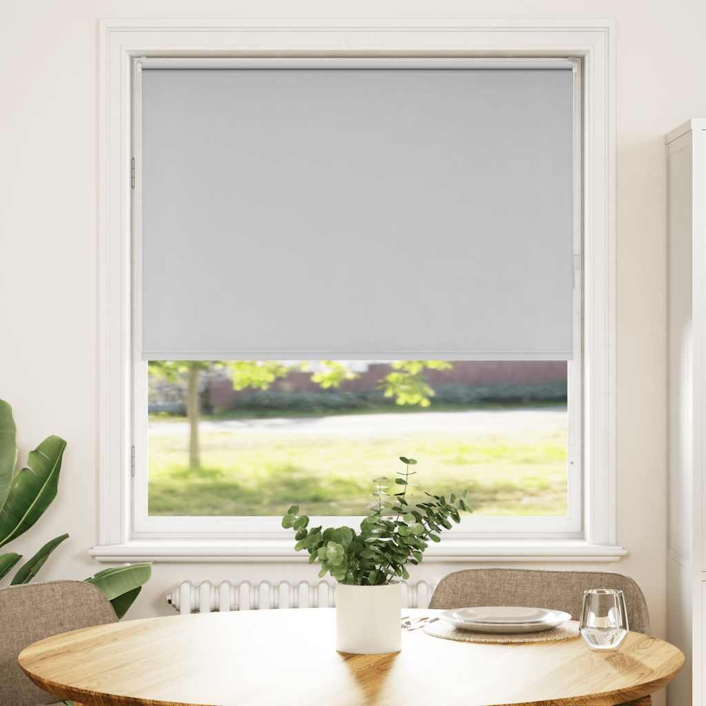 Rollo Verdunkelungsrollo Hellgrau 110x130cm Stoffbreite 105,7cm, günstig online kaufen