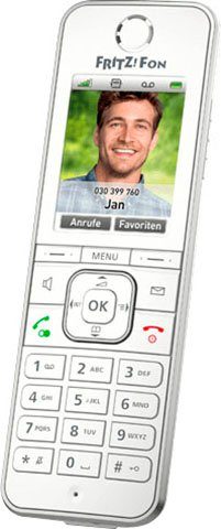 AVM FRITZ!Fon C6 Mobilteil Schnurloses DECT-Telefon, Helligkeits-,  Näherungs- und Bewegungssensor | DECT-Telefone