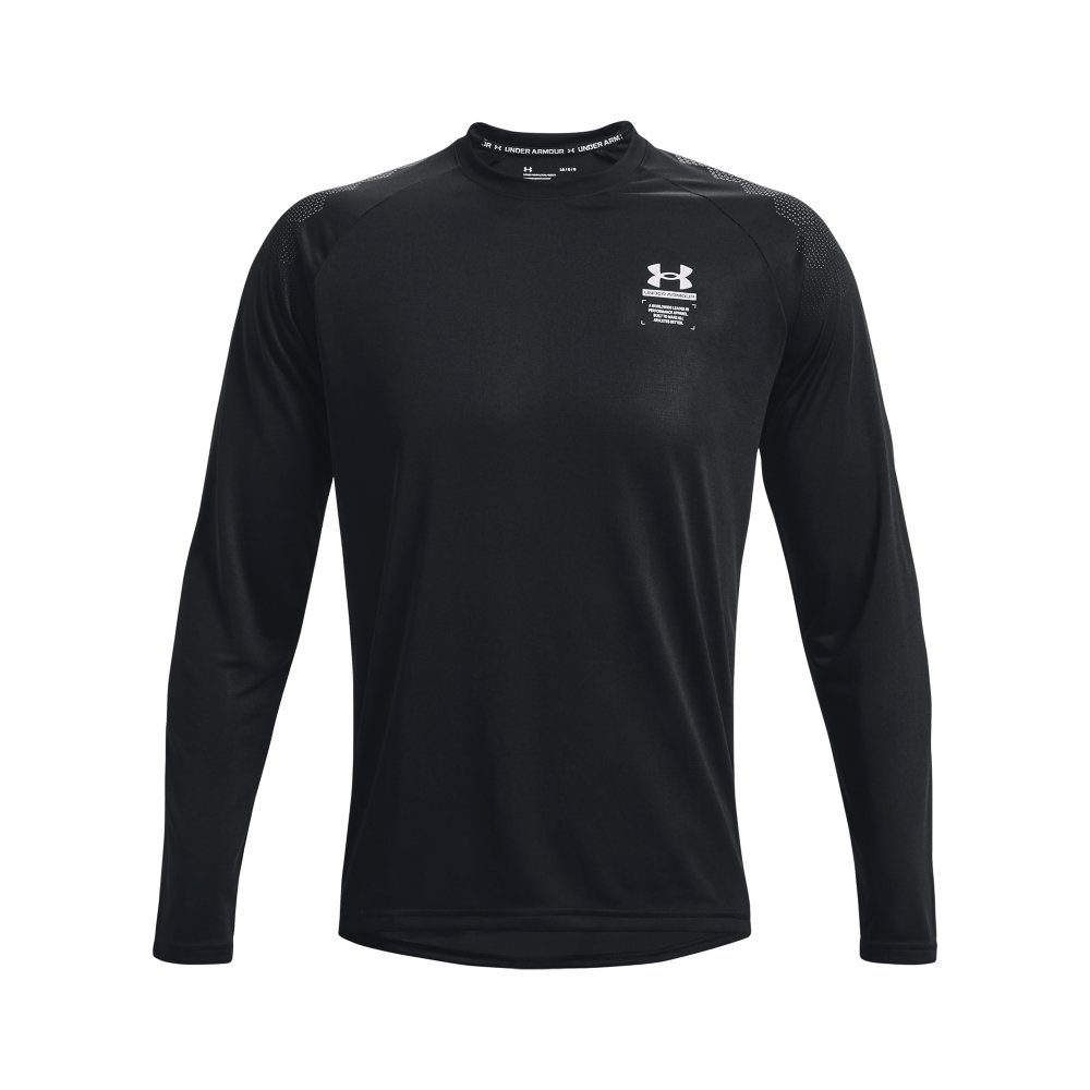 Under Armour® Langarmshirt 001 LS ARMOURPRINT BLACK UA