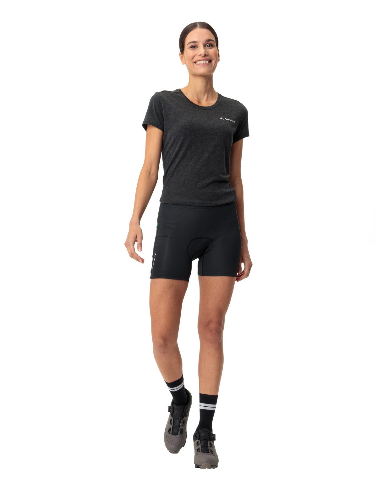 VAUDE Fahrradhose WOMEN'S BIKE INNERPANTS TP sportlicher Stil, für Radsport, aus Polyester mit Elasthan