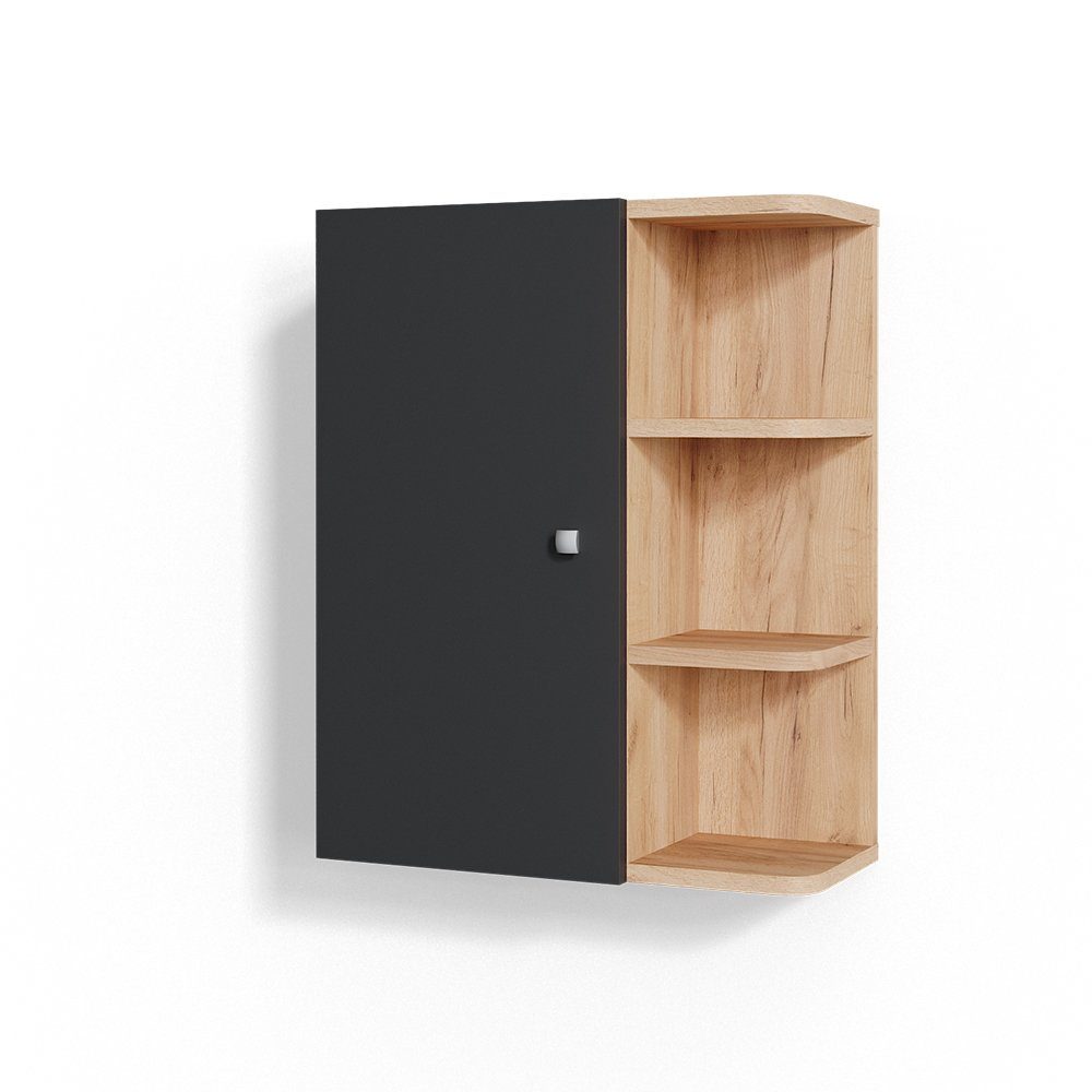 Vicco Hängeschrank Fynn, Anthrazit/Goldkraft Eiche, 47.2 günstig online kaufen
