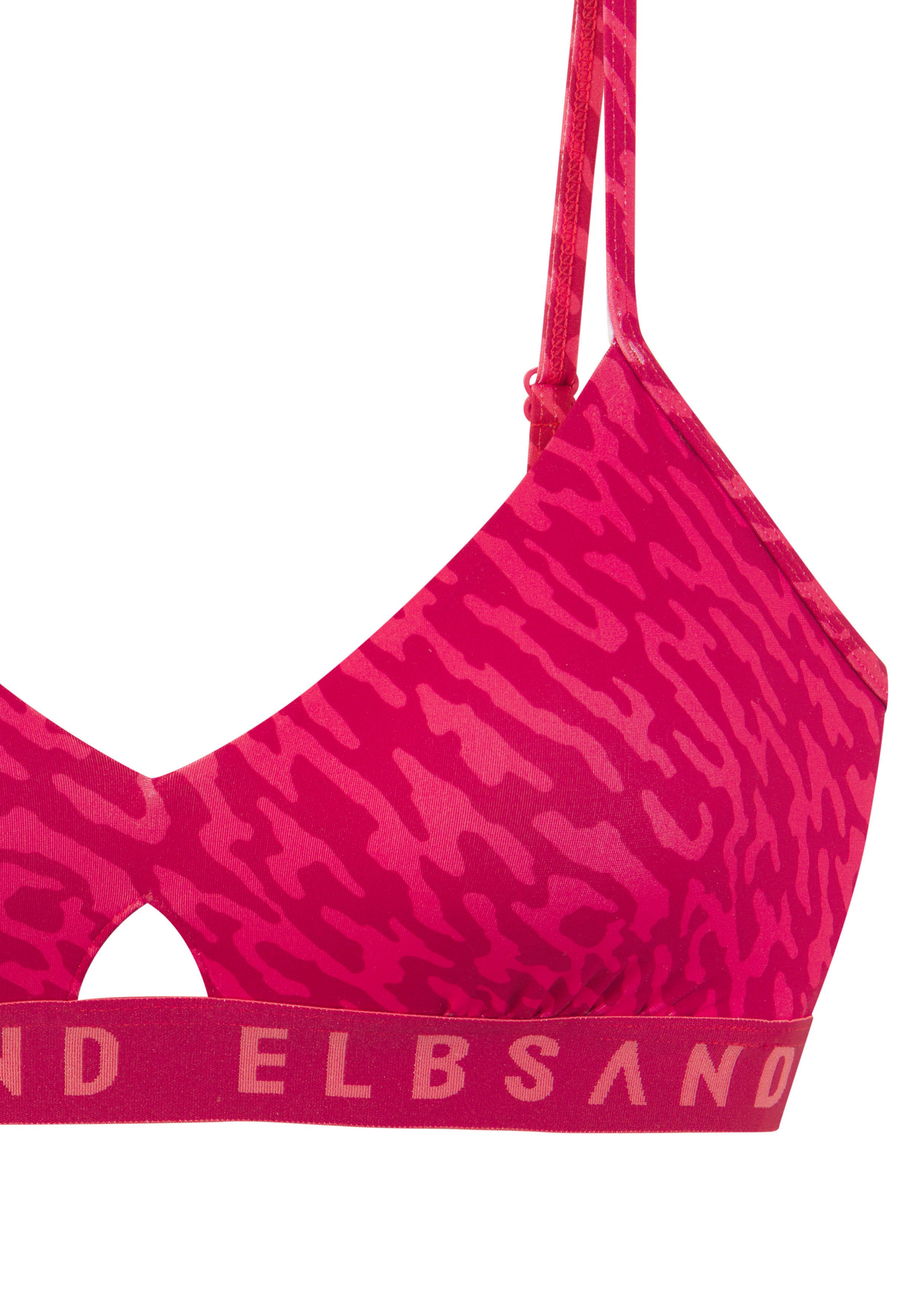 Elbsand Bustier-Bikini mit Markenschriftzug