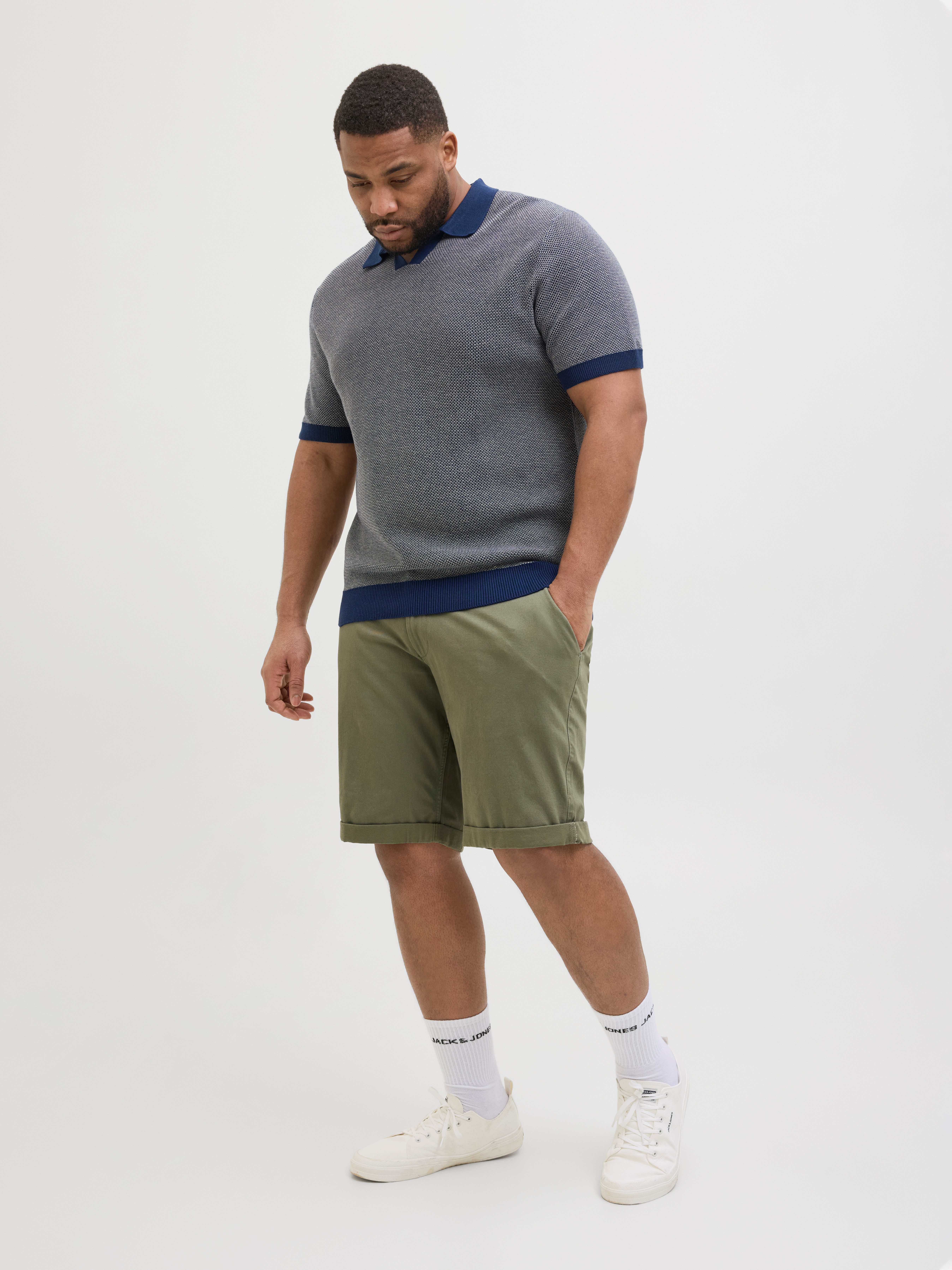 Jack & Jones PlusSize Chinoshorts JPSTDAVE JJCHINO SHORTS SN AKM PLS