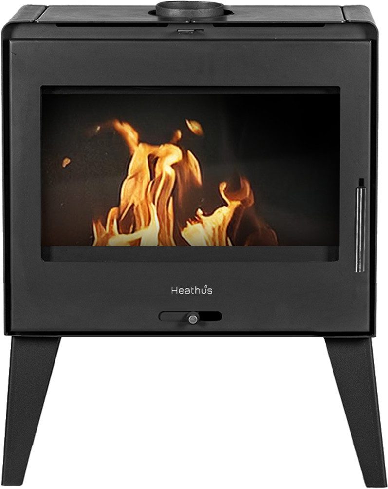 Kaminofen Heathus »B 57«, 10 kW, Zeitbrand, Holzscheite bis 50 cm, Panorama günstig online kaufen