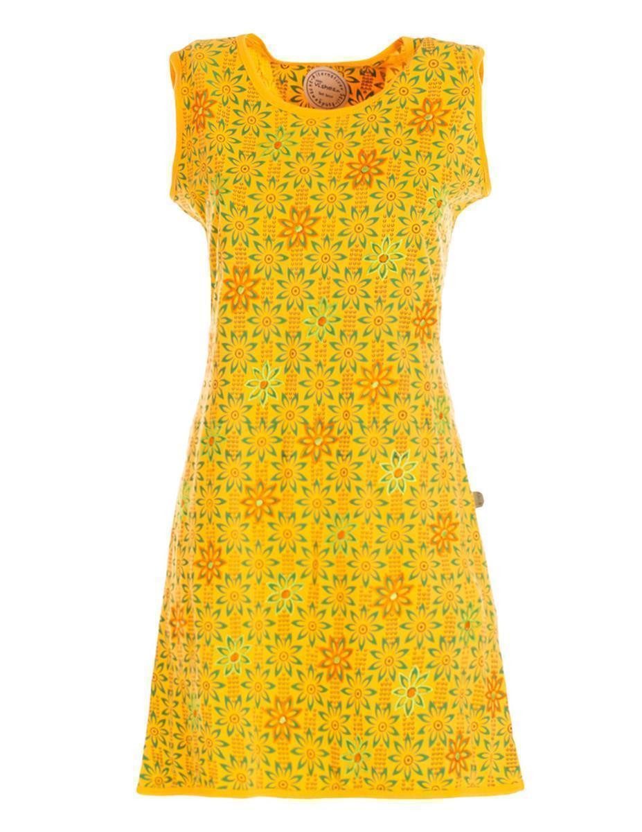 Vishes Tunikakleid Vishes - Damen Longshirt-Kleid armlos Mini-Kleid Tunika-Kleid T-Shirtk Boho, Goa, Hippie Style
