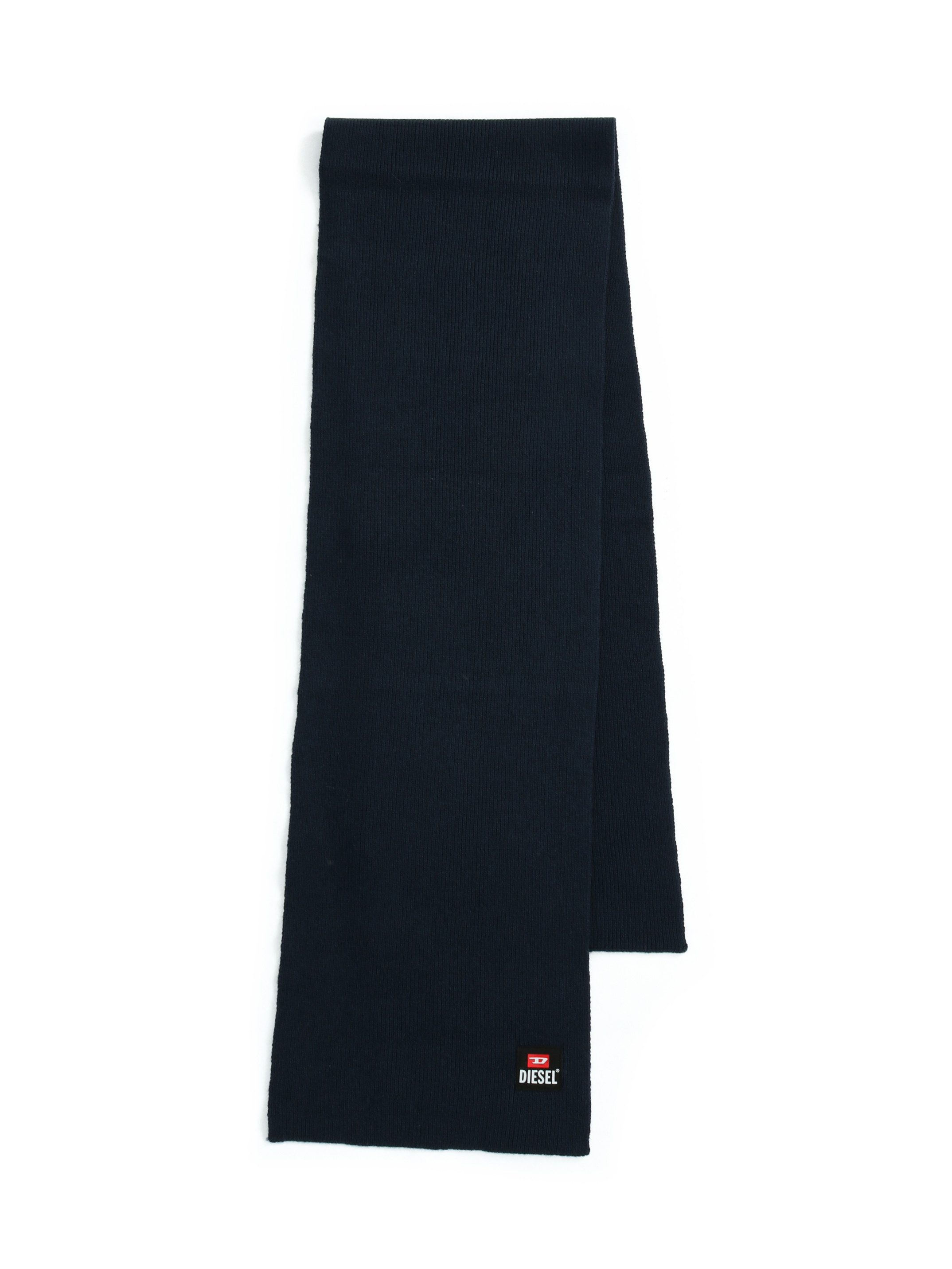 Diesel Wollschal K-CODER-PATCH, Weicher Unisex Winterschal, Strickschal, 165 x 25 cm