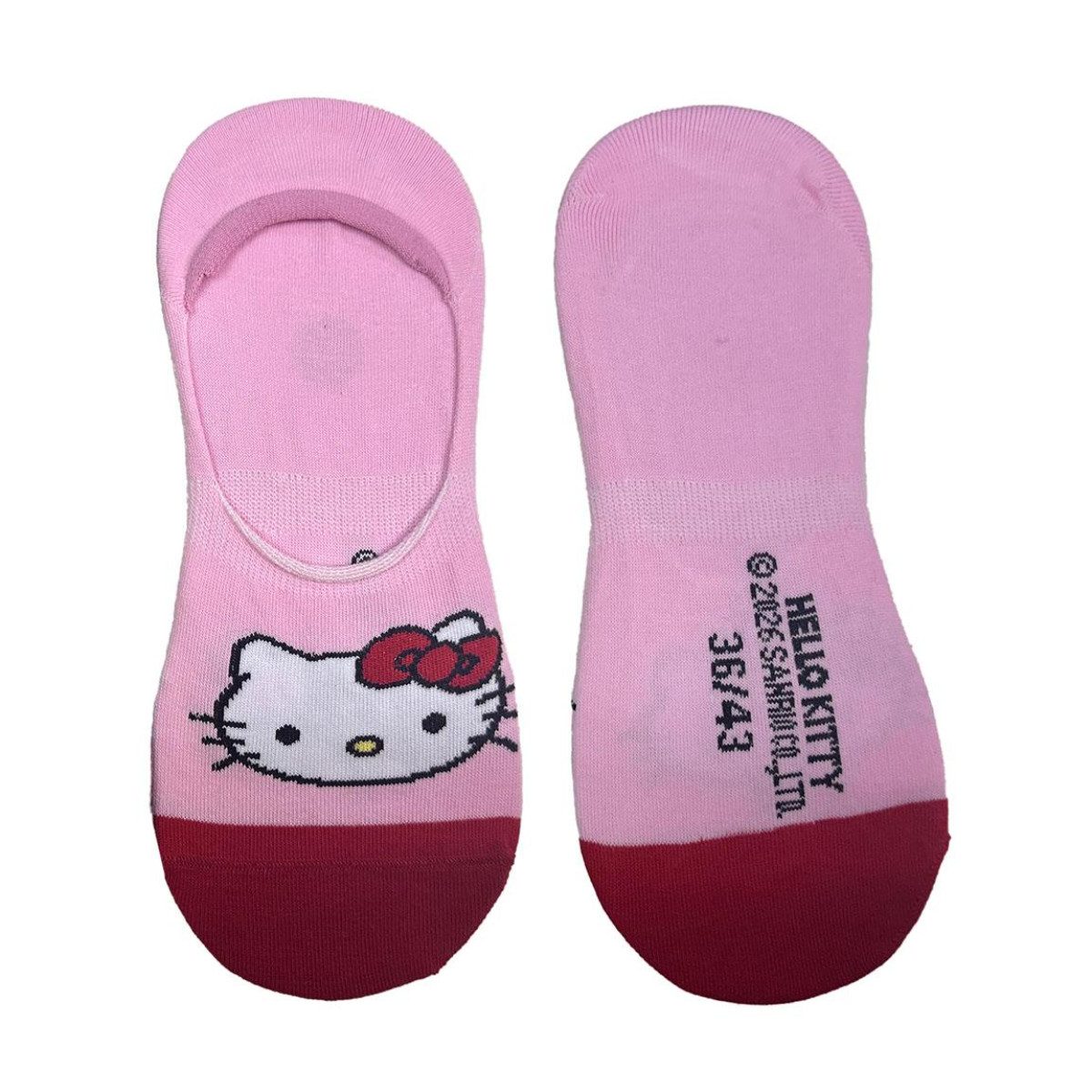 Hello Kitty Kurzsocken 2'er Pack Sneakersocken 36 bis 43 (Onesize)