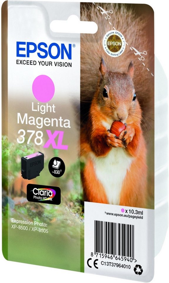 Thumbnail - Epson Tintenpatrone Epson 378XL magenta light. Nachfülltinte (x)