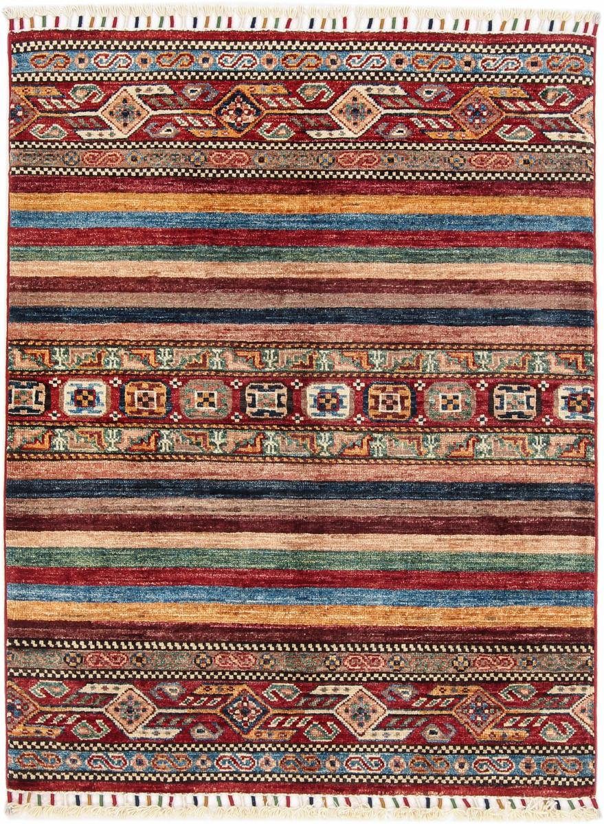 Orientteppich Arijana Shaal 87x116 Handgeknüpfter Orientteppich, Nain Trading, rechteckig, Höhe: 5 mm