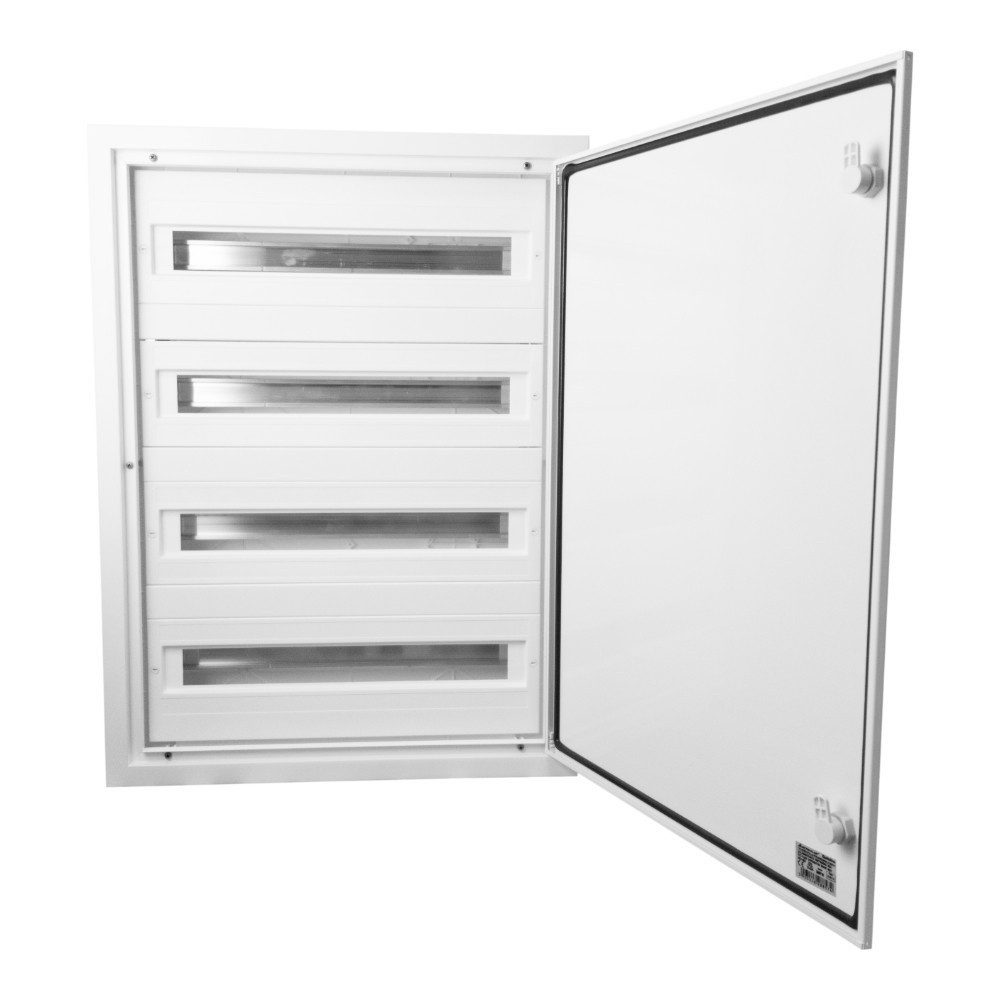 Elektro-Plast Verteilerbox Verteilerkasten IP54 DARP-96 4x24 Unterputz Alutür 9.424 E-P 8574