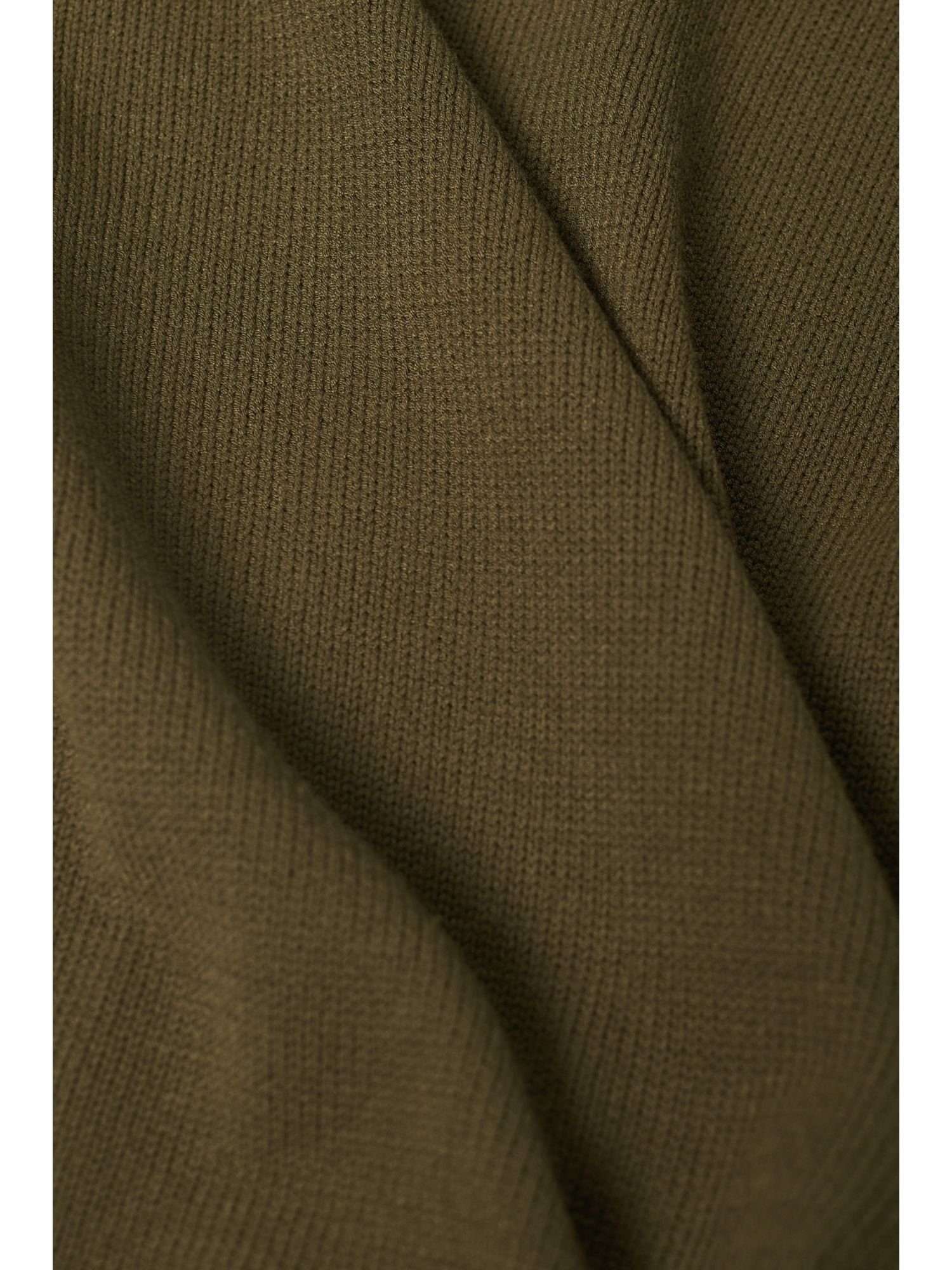 Esprit Minikleid Rollkragen-Strickkleid KHAKI GREEN