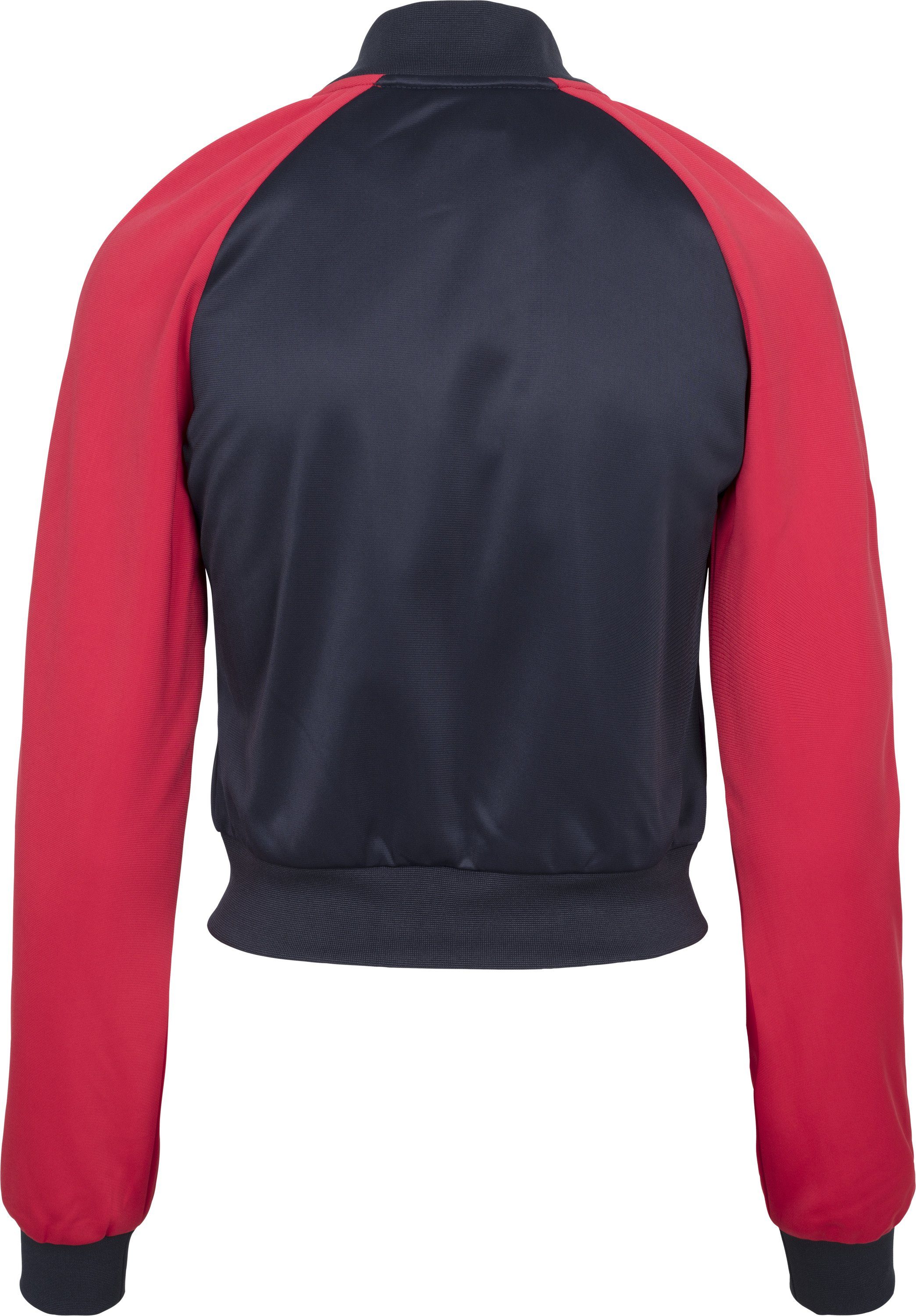 Ladies Materiel angenehmen Track Raglan sorgt URBAN Tragekomfort Jacket Weiches Short Damen für Outdoorjacke CLASSICS Interlock (1-St),