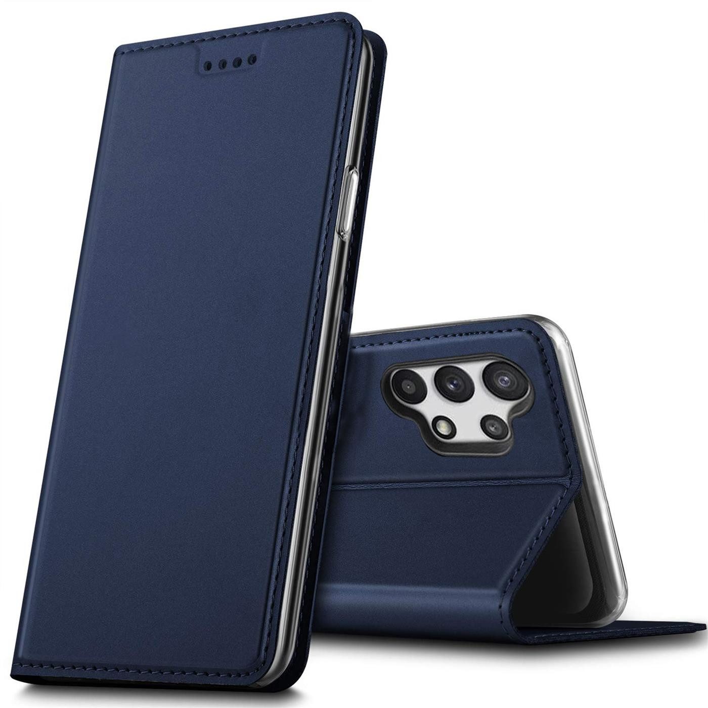 CoolGadget Handyhülle Klapptasche Wallet Kartenfach für Samsung Galaxy A13 4G 6,6 Zoll, Ultra Slim Flip Case Hülle Klapphülle Cover Schutzhülle