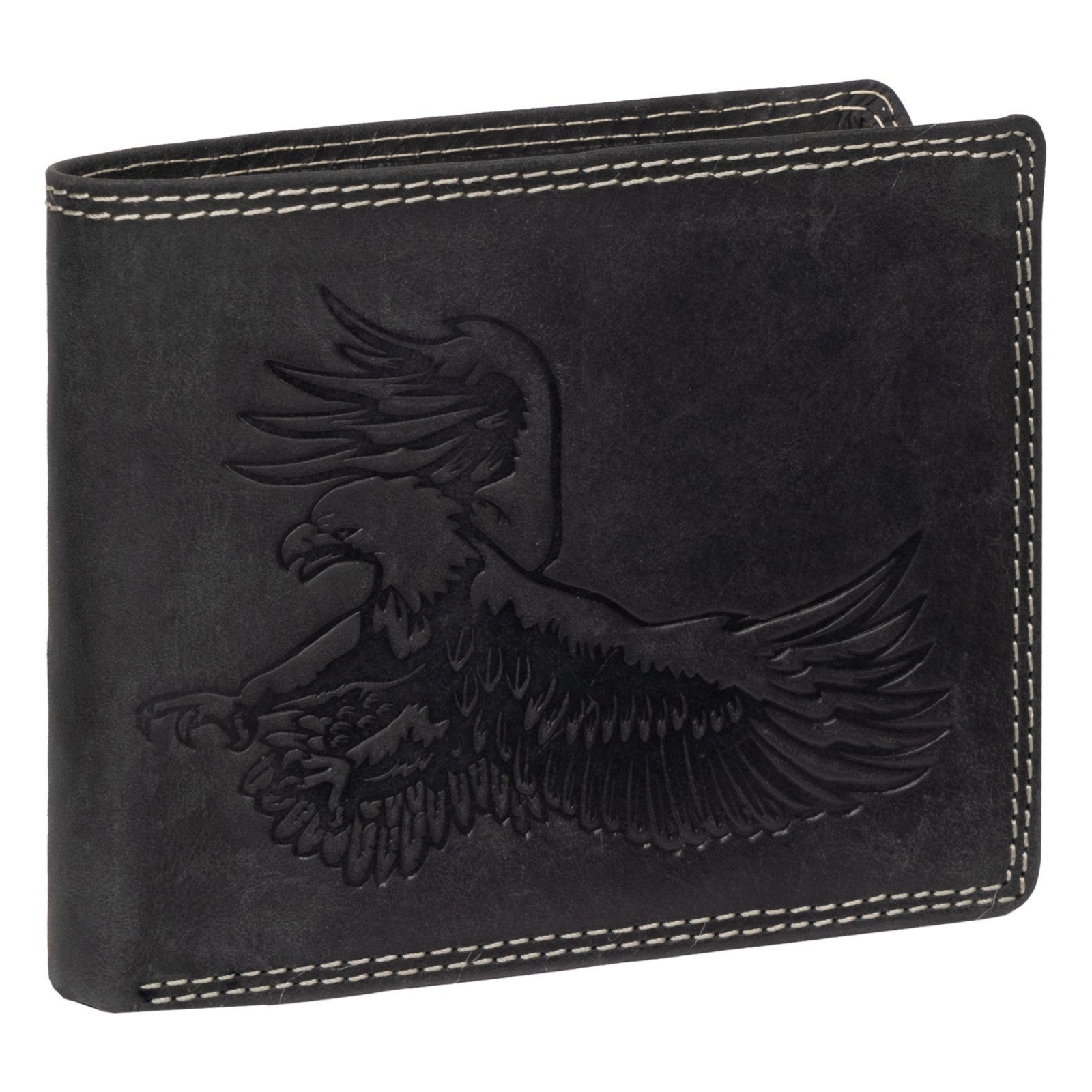 EAAKIE Geldbörse RFID Büffel Echt Leder Geldbörse Portemonnaie Herren mit M günstig online kaufen