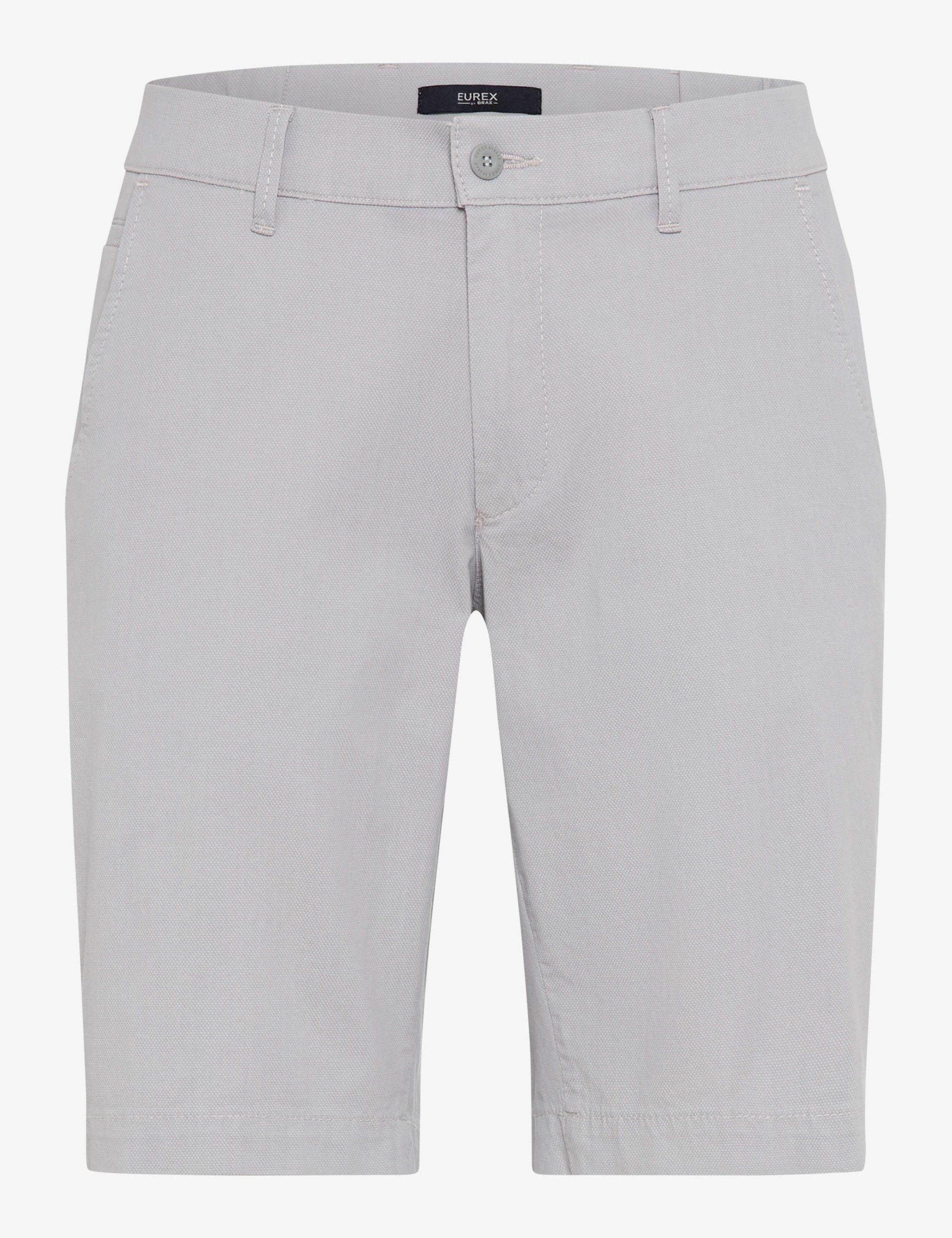 EUREX by BRAX Bermudas EUREX by BRAX Herren Chino Shorts Hellgrau ? Sommer Bermuda mit Stretc