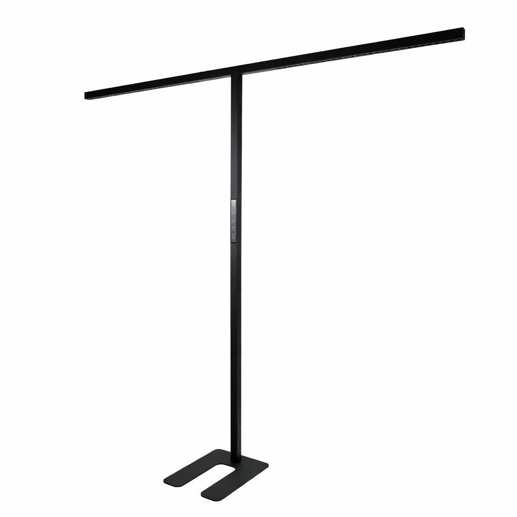 LUXULA LED Stehlampe LUXULA LED Stehleuchte 90 W 4000 K Neutralweiß Schwarz, Neutralweiß