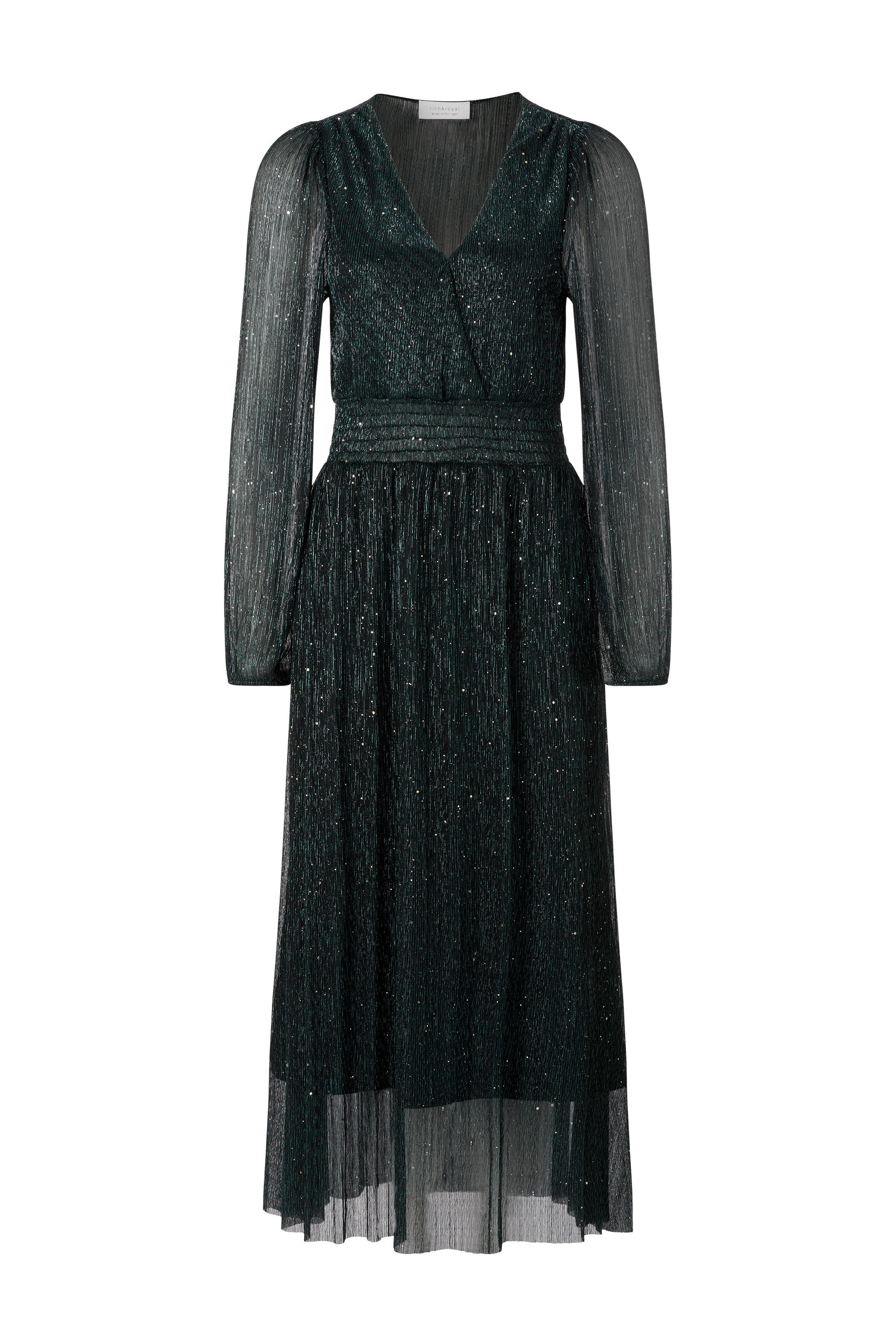 Midnight Tiger Whistles Green Pleated Dress Whistles Green Dresses