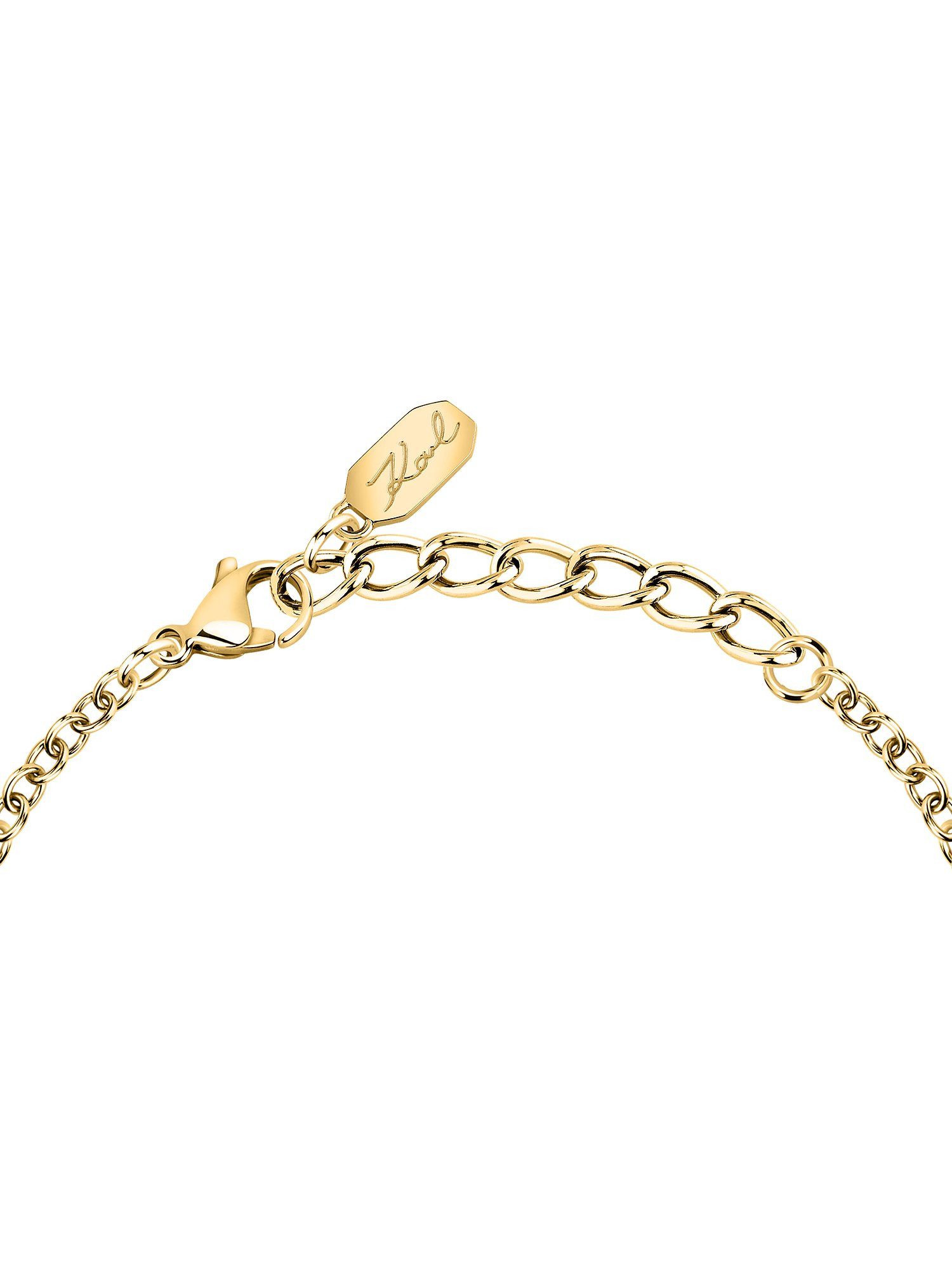 KARL LAGERFELD Armband Karl Lagerfeld Damen-Armband Edelstahl Kristall, Bond Pave