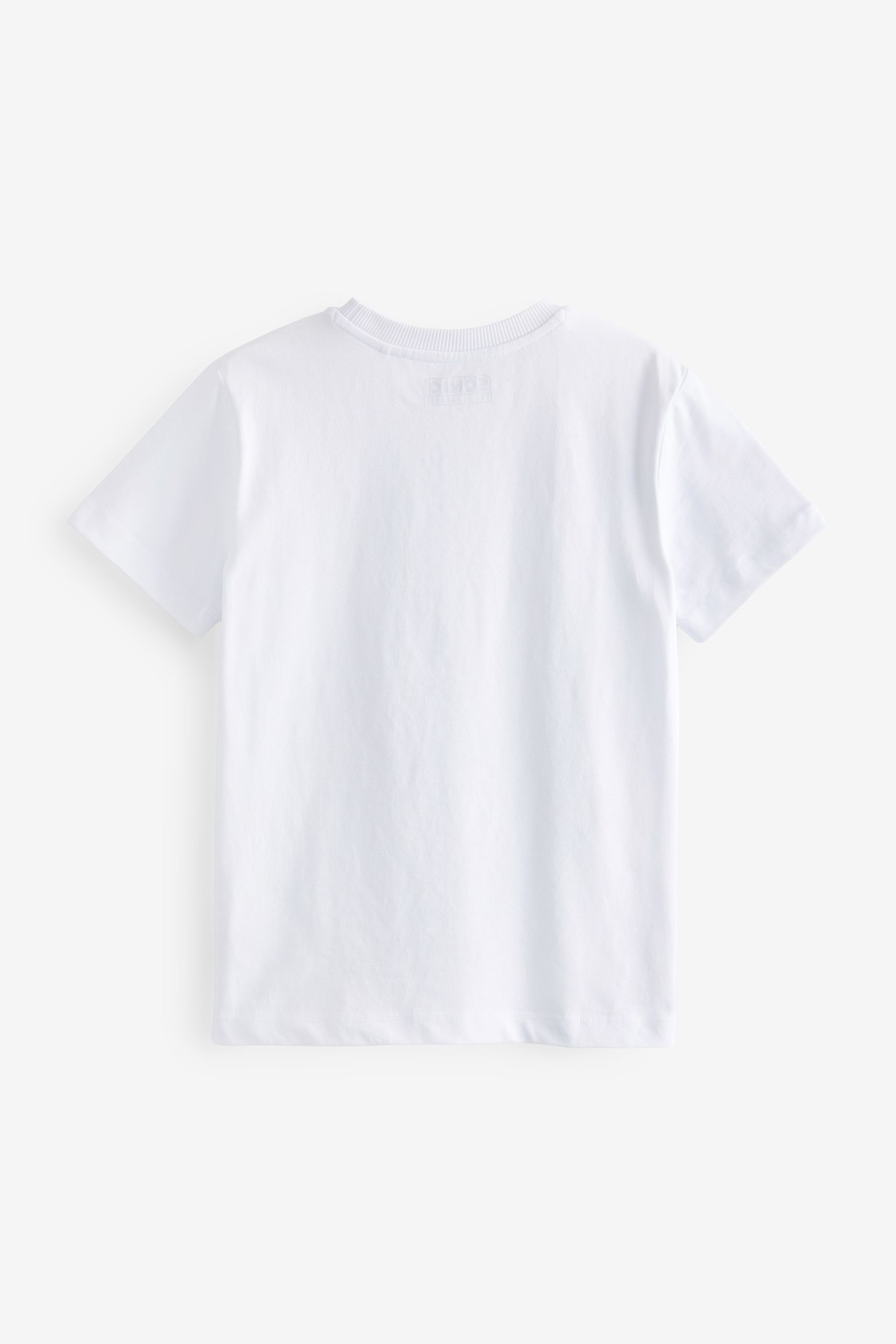 (1-tlg) T-Shirt White/Neon Next