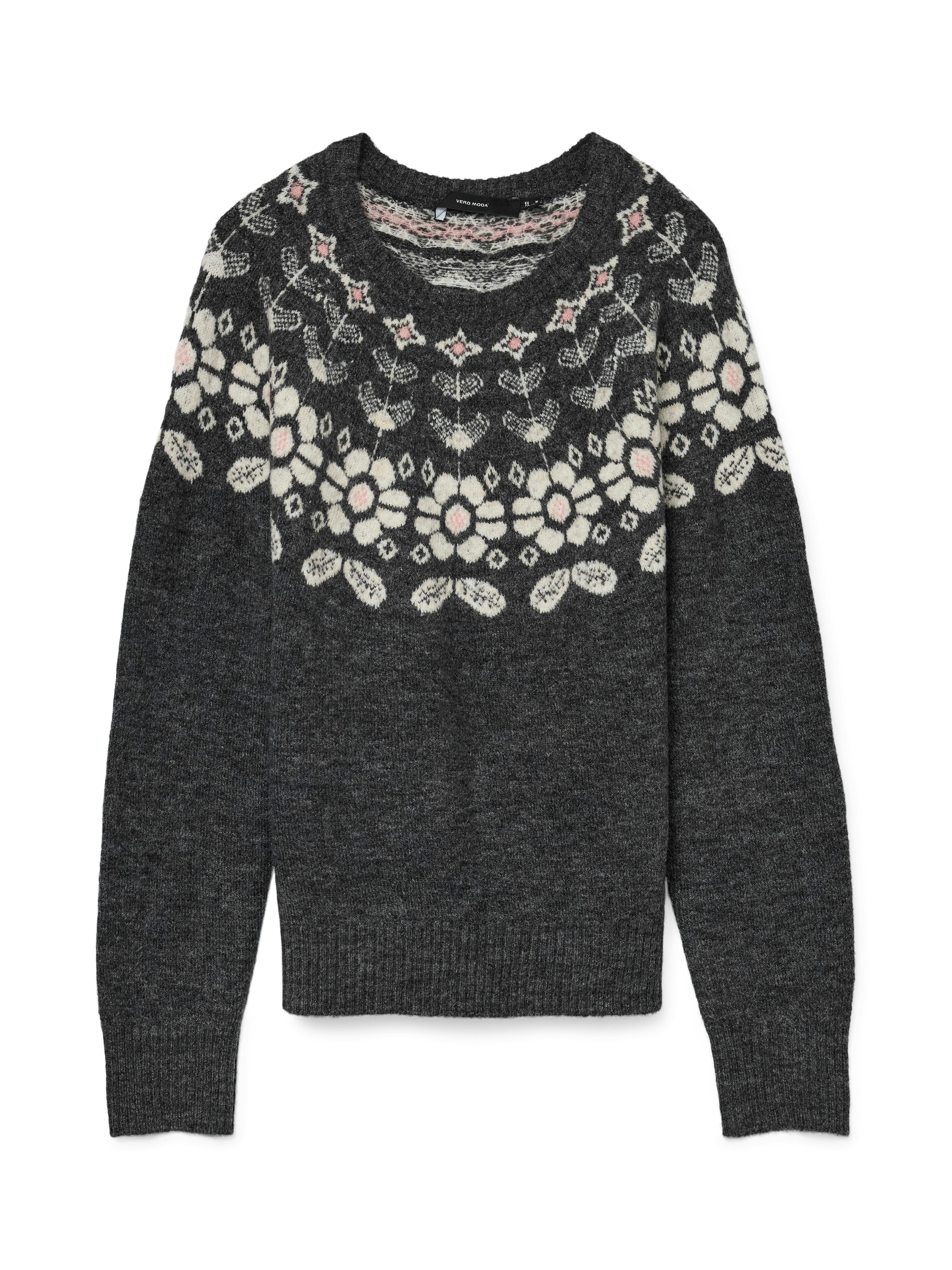 Strickpullover VMSIMONE LS NORDIC PULLOVER GA REP BOO