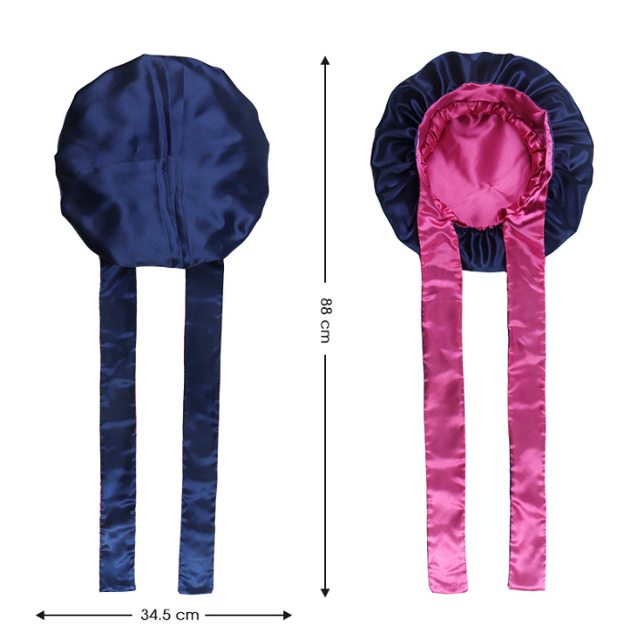 KINSI Stirnband Satin-Schlafhaube mit Breitkrempe,doppellagig,langer Riemch günstig online kaufen