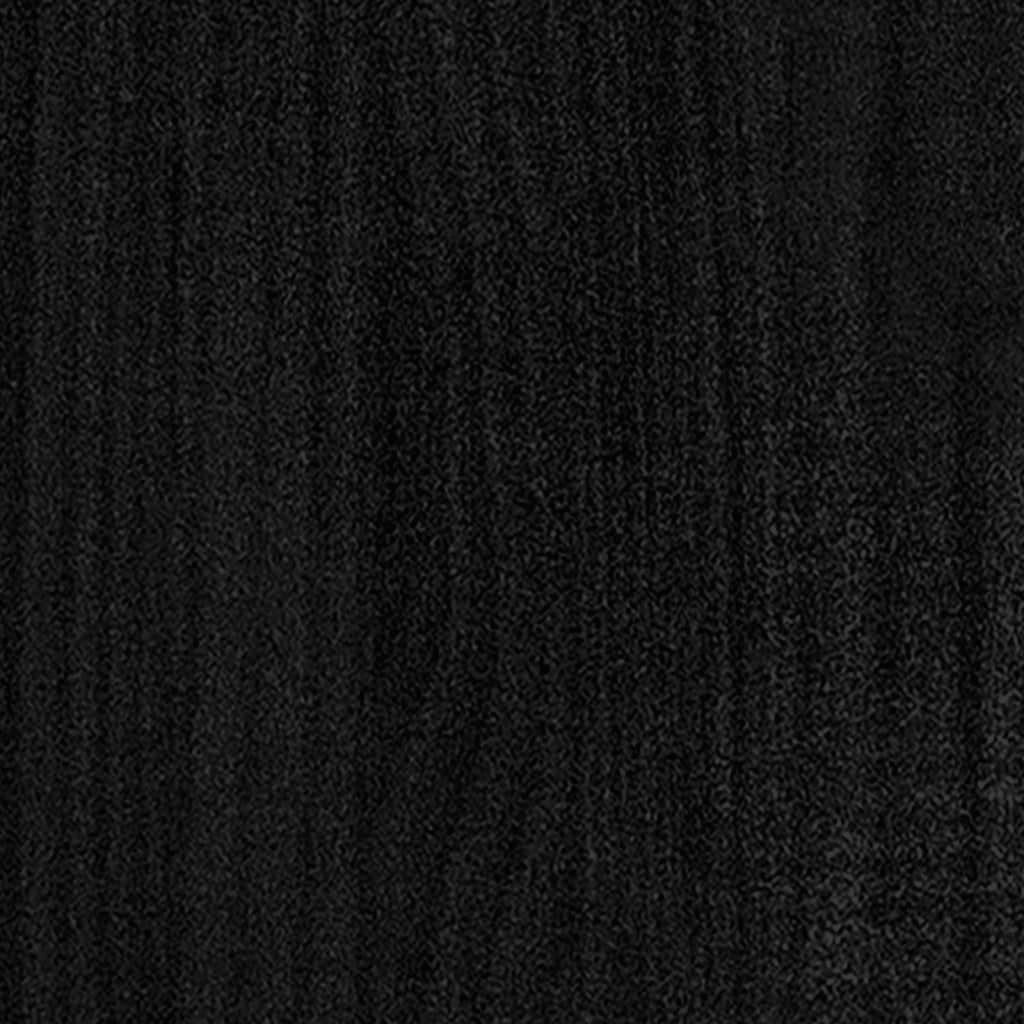 Fächer Schwarz 60x30x175 furnicato Massivholz cm Bücherregal Kiefer 5