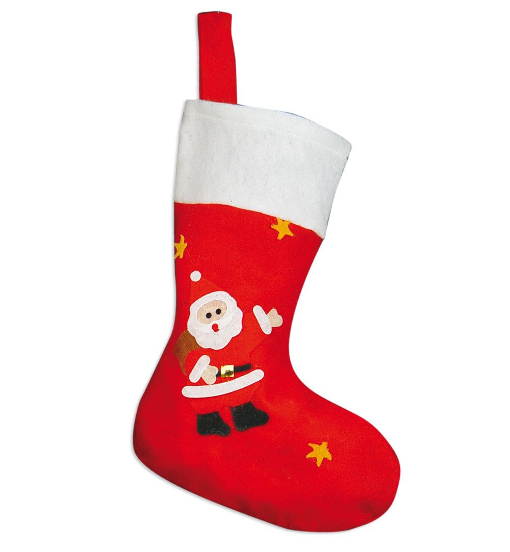 Fries Nikolausstiefel Nikolausstrumpf Nikolaus Beutel Weihnachten 36 cm Hoch Geschenkstrumpf