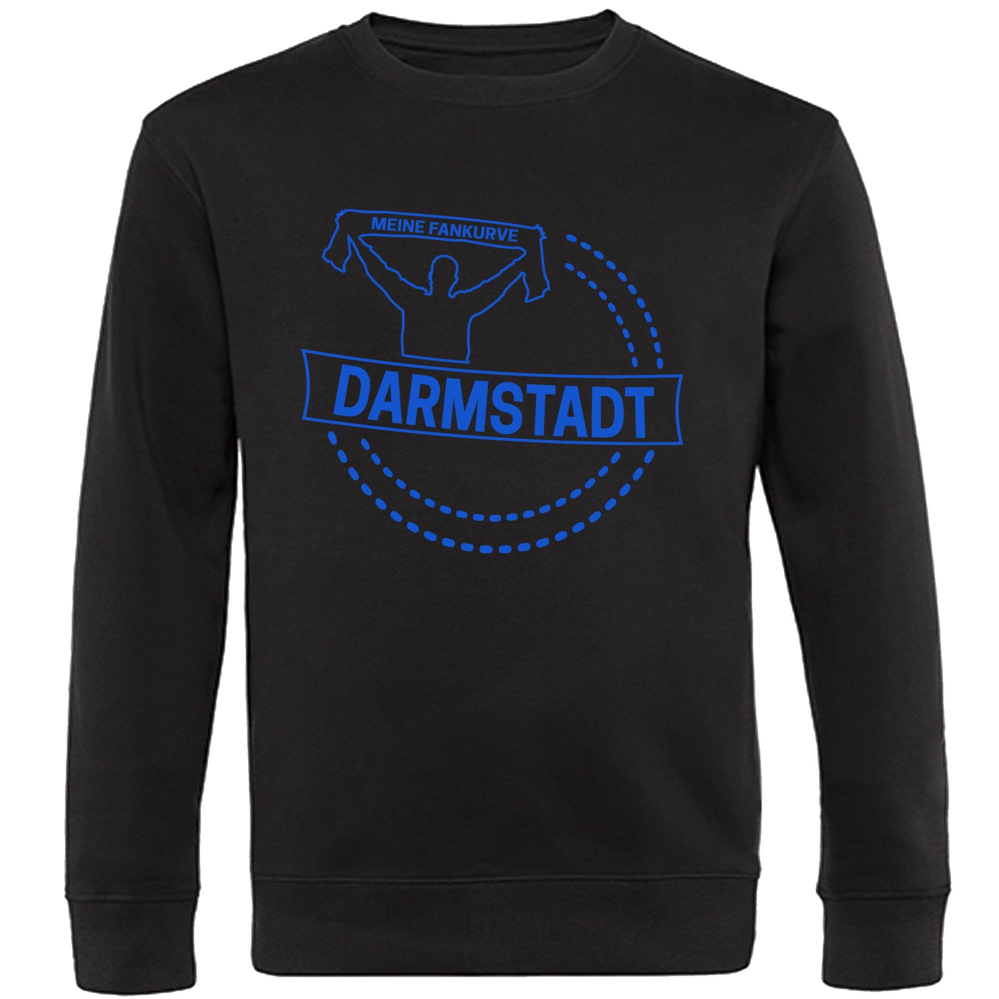 multifanshop Sweatshirt Darmstadt - Meine Fankurve - Pullover