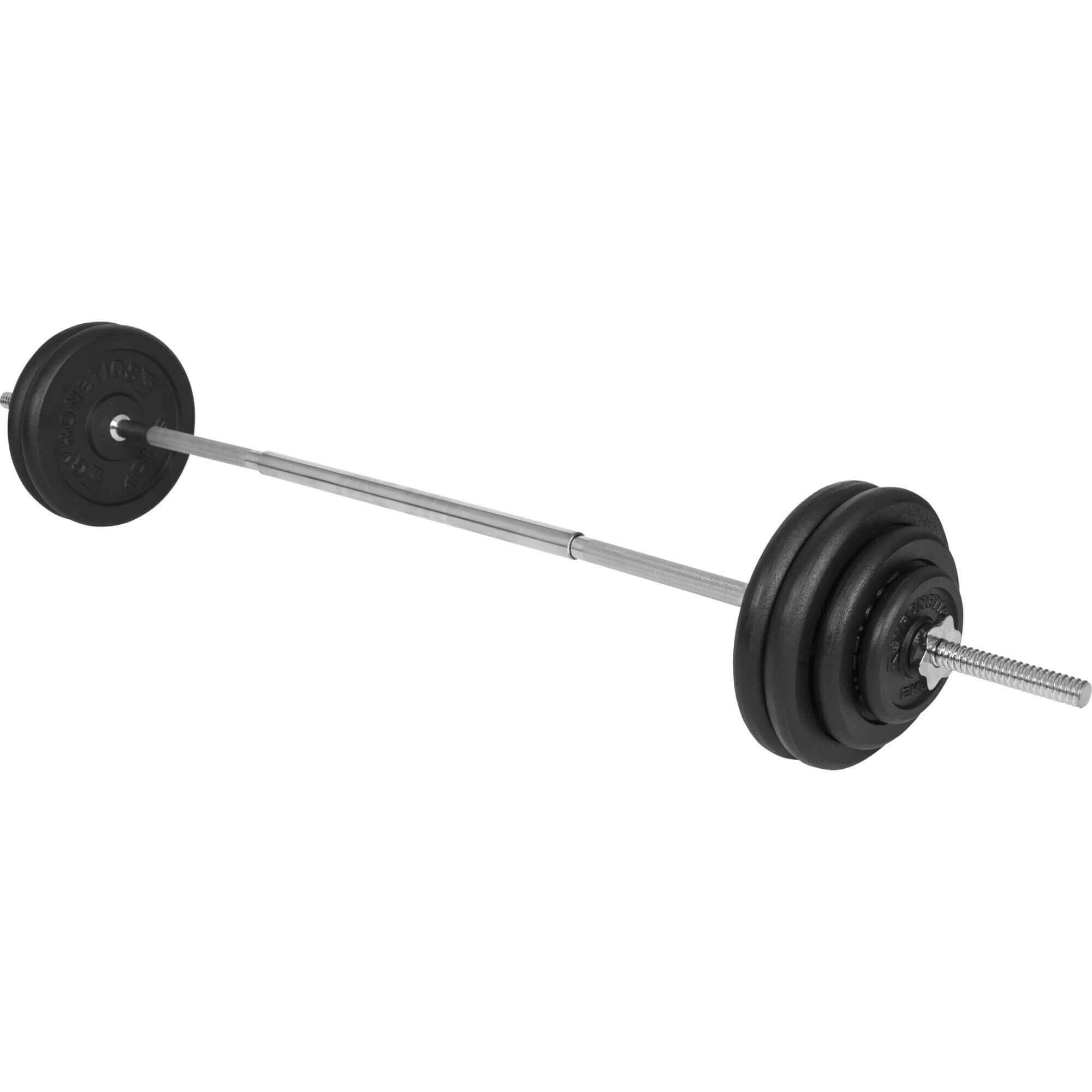 Hantel-Set Langhantel Set 60kg - 8 Hantelscheiben 25mm, Hantelstange - Gewichte