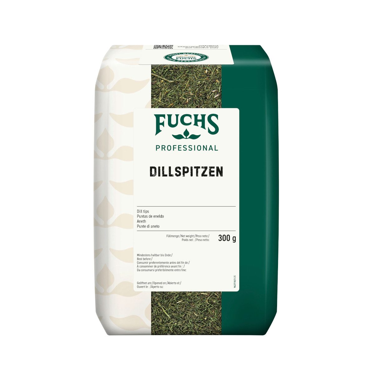 Fuchs Foodservice Gewürz, Fuchs Professional Dillspitzen frische Kräuternote Packung 300g