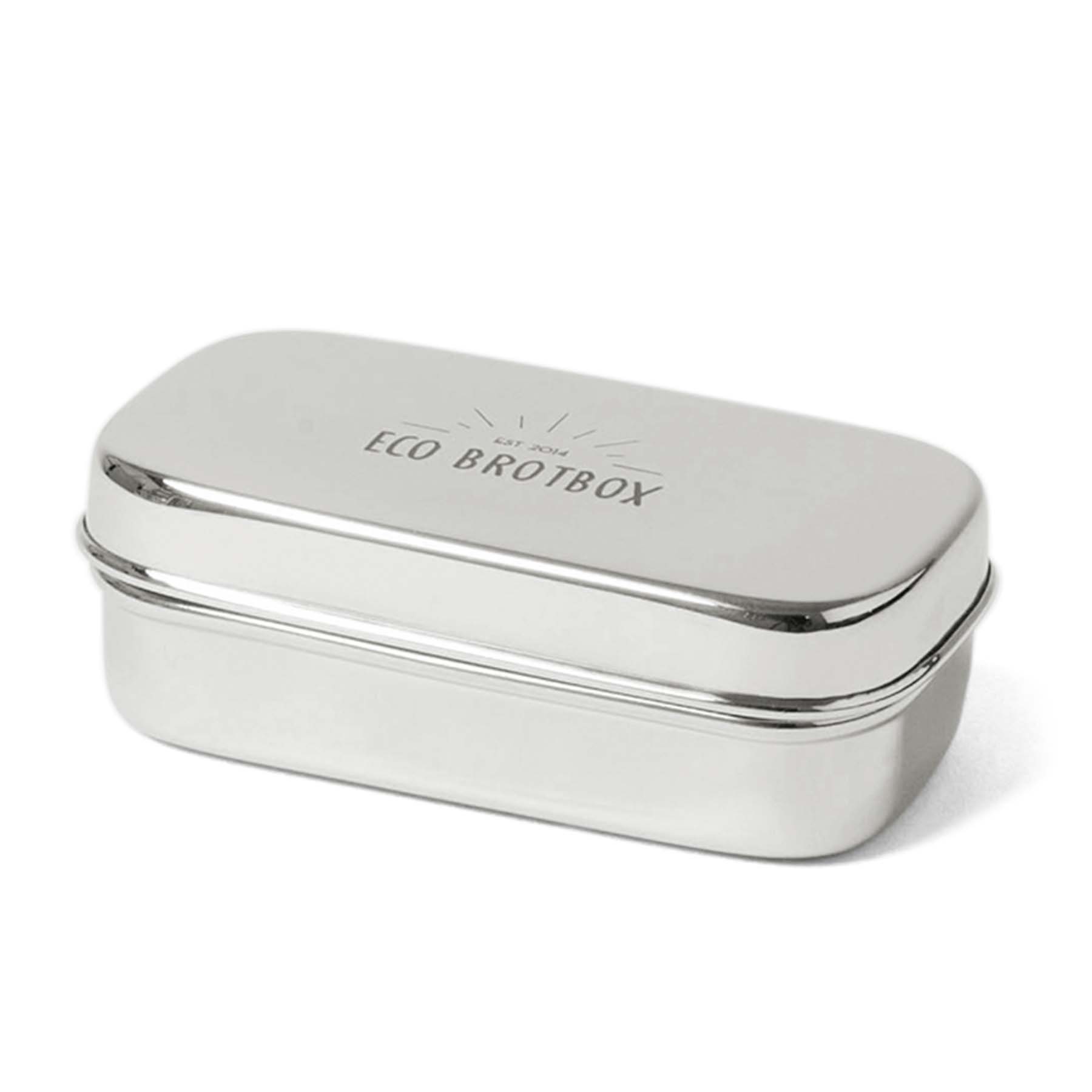 ECO Brotbox Lunchbox Snackbox XL, Edelstahl, spülmaschinengeeignet, plastikfrei | Lunchboxen