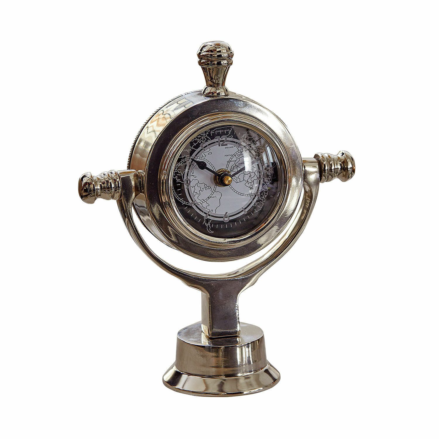 Mirabeau Wanduhr Uhr Iskora silber