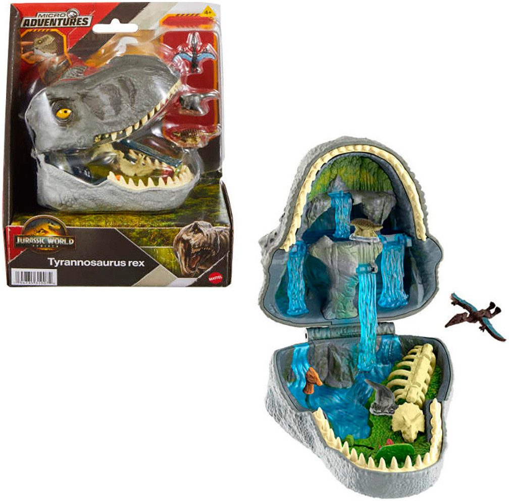 Mattel® Spielfigur Jurassic World, Micro Compact T-Rex