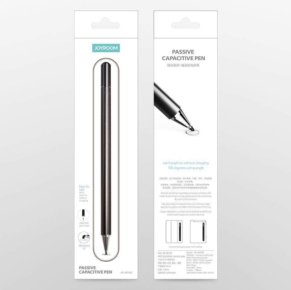 Eingabestift mit und JOYROOM weiß OLED-Touchscreens kompatibel Stift Tablet Pen LED-