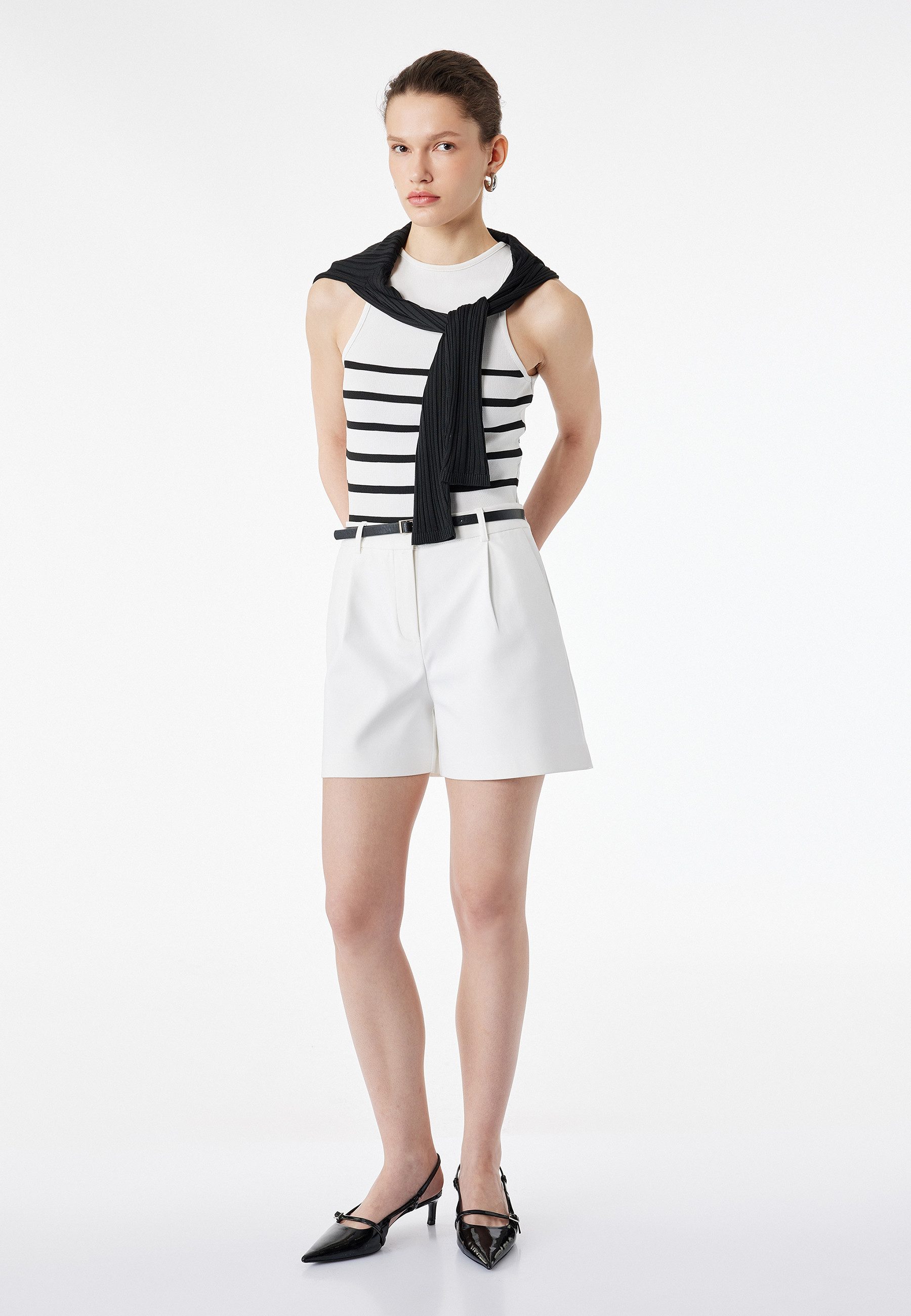 Koton Shorts Koton Viskose Mix Bermuda Shorts