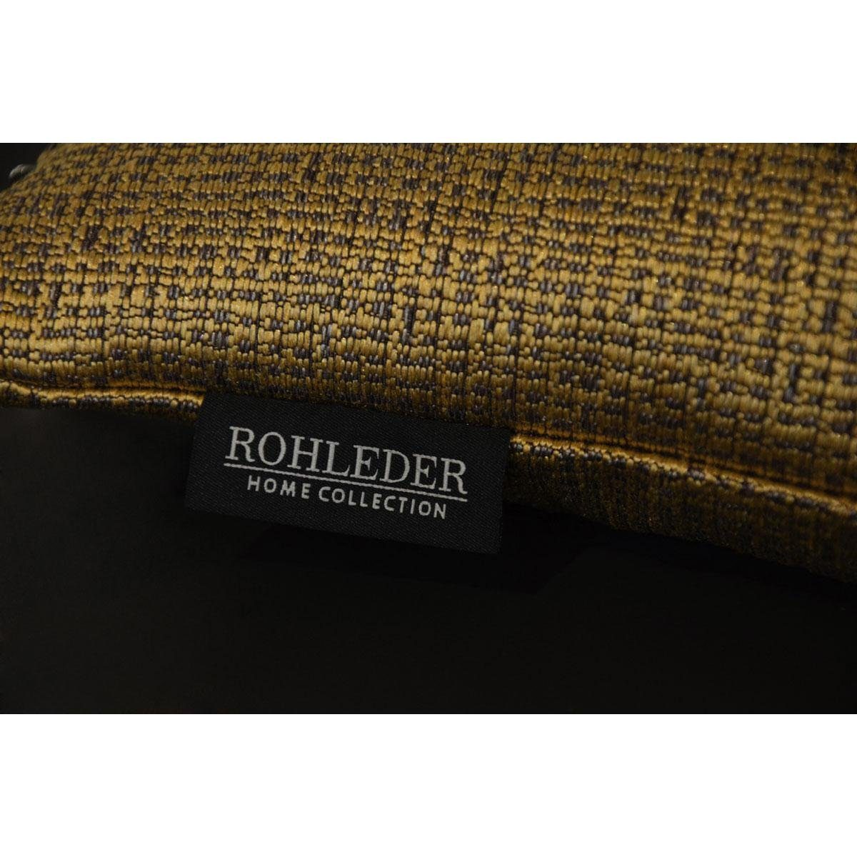 ROHLEDER Kissenhülle Kissenhülle Essentials Move Gold (40x40cm)