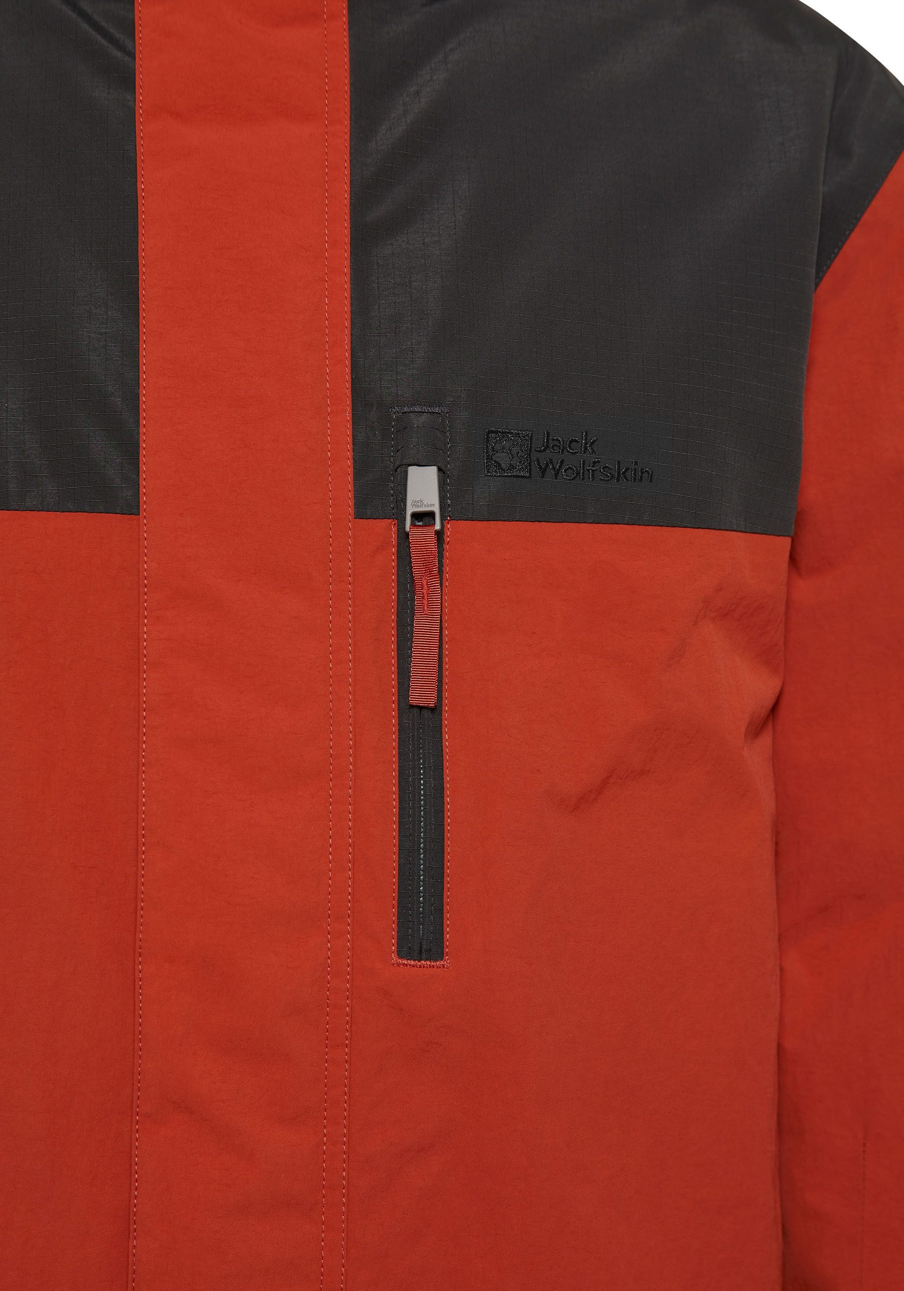 Jack Wolfskin Funktionsparka GLETSCHERSEE Wärmend, wasserdicht, Übergangsjacke