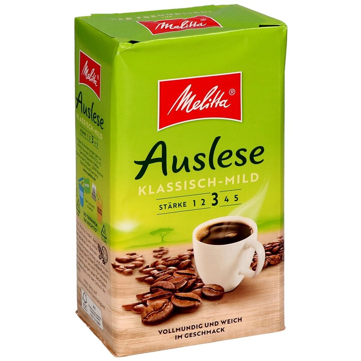 Melitta Kaffee Auslese Klassisch-Mild, 500 g, gemahlen