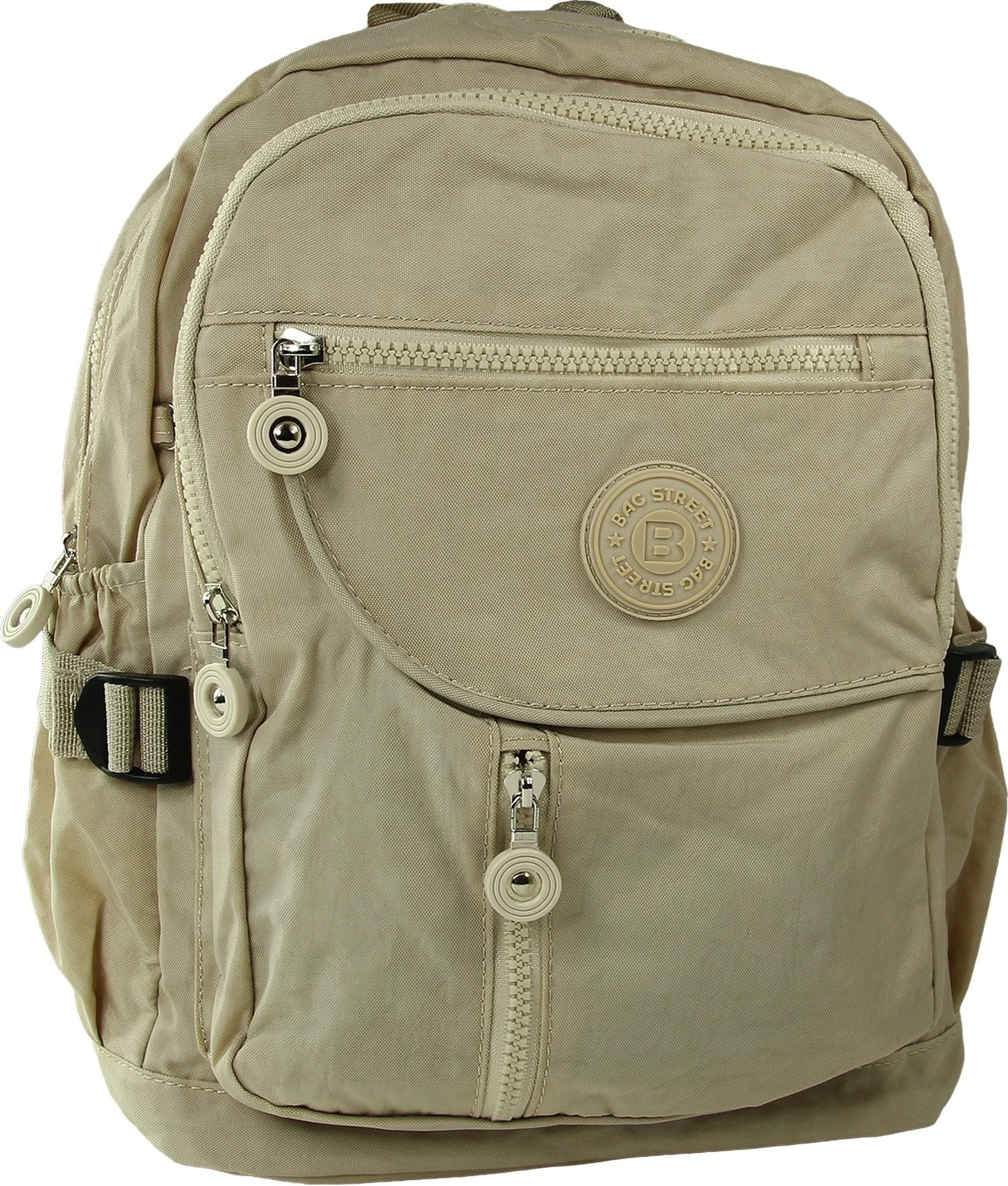 Freizeitrucksack Bag Street Rucksack Handtasche Nylon beige