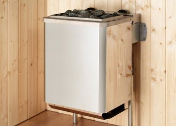 weka Sauna L_ars Trend Eck 2, BxTxH: 189 x 189 x 203,5 cm, 38 mm, 9 kW Ofen mit int. Steuerung