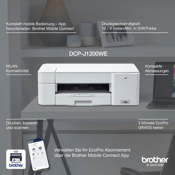 Brother DCP-J1200WE Multifunktionsdrucker, (WLAN (Wi-Fi), Wi-Fi Direct)