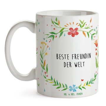 Mr. & Mrs. Panda Tasse Freundin - Geschenk, Freundschaft. Liebste, Keramiktasse, bae, Gesche, Keramik