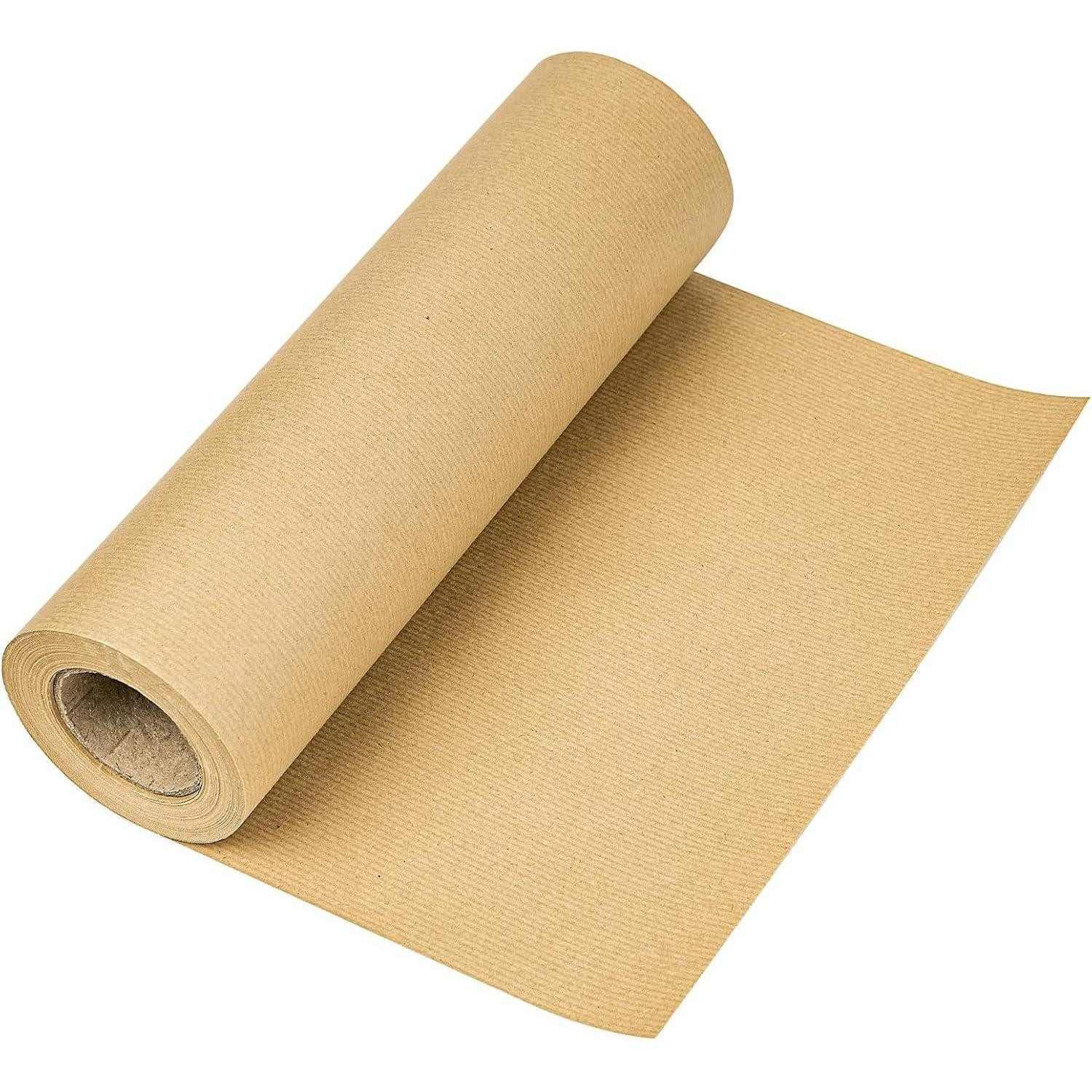 LuxusKollektion Packpapier Kraftpapierrolle Verpackung Versand 12 Zoll Braun gefärbt gefüttert