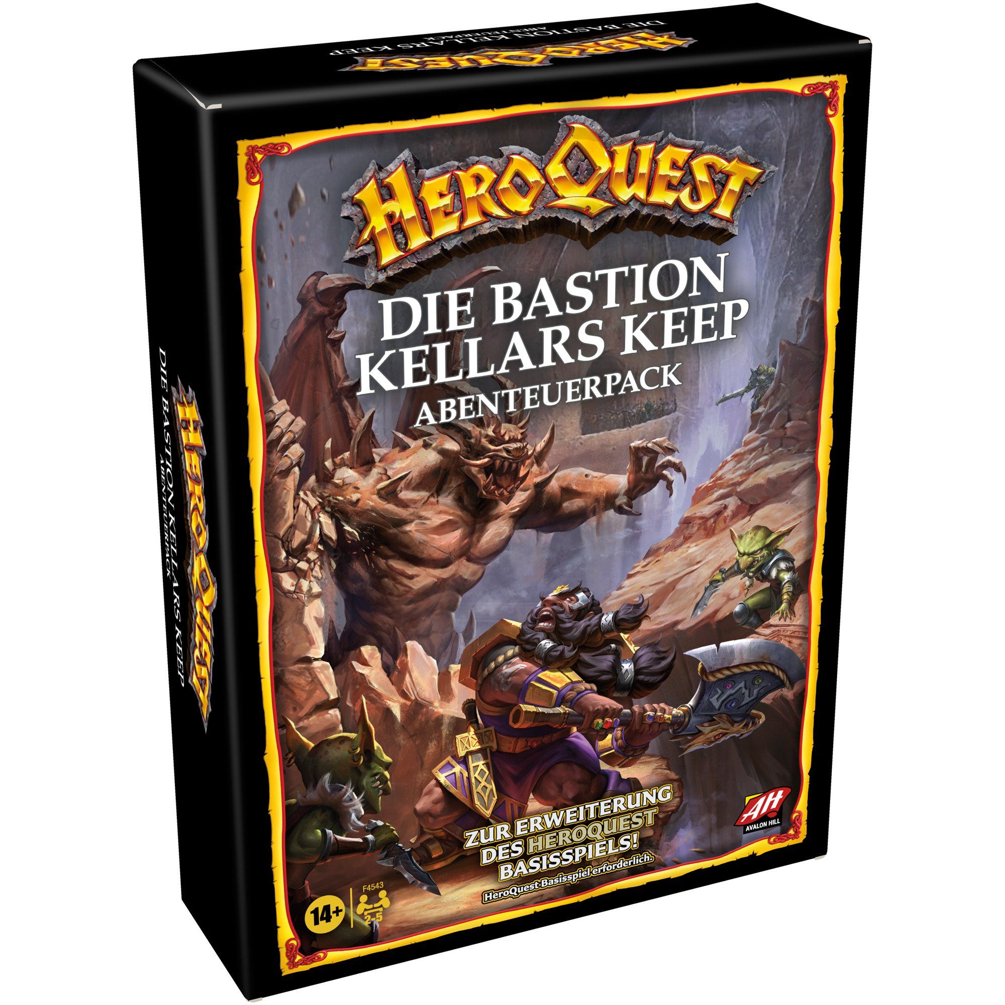 Hasbro Spiel, Hasbro Avalon Hill HeroQuest - Die Bastion Kellars