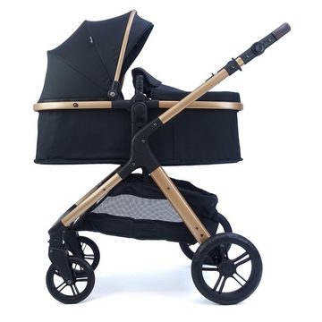 Pixini Kombi-Kinderwagen Pixini Nelio Kinderwagen 3in1 Set, Sonnenverdeck