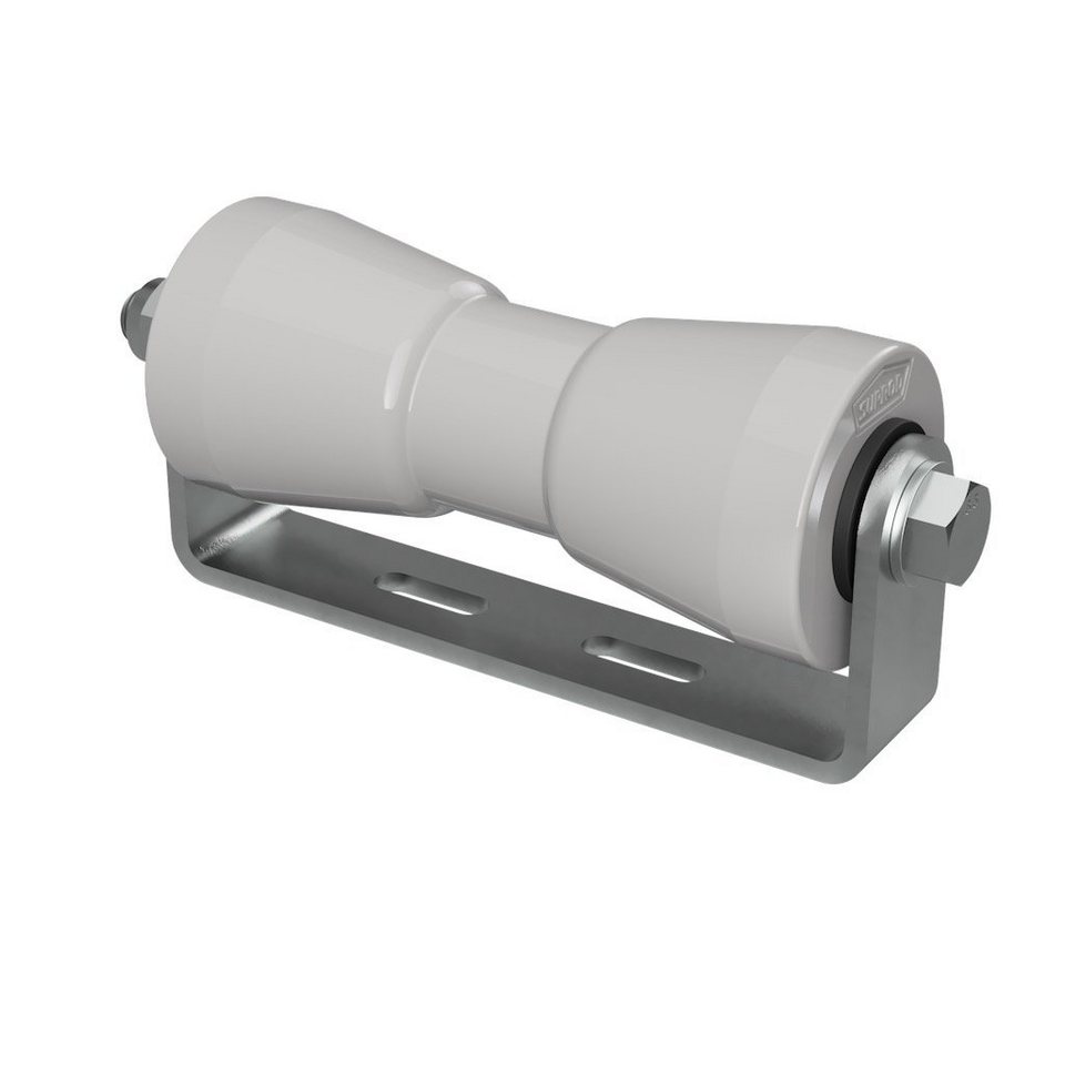 SUPROD Polyurethan-Kielrolle Mit Halter B – Salzwasserfest, 16 Mm Achse, Verschiedene Größen (130–400 Mm), Für Bootstrailer, Wartungsfrei SUPROD Polyurethan-Kielrolle Mit Halter B – Salzwasserfest, 16 Mm Achse, Verschiedene Größen (130–400 Mm), Für Bootstrailer, Wartungsfrei